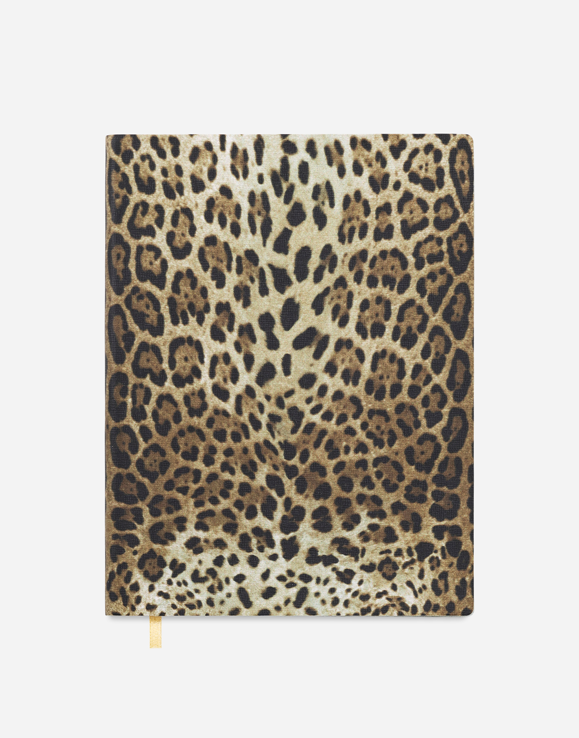 Dolce & Gabbana Large Blank Notebook Leather Cover Multicolor Unisex Onesize In Multicolor