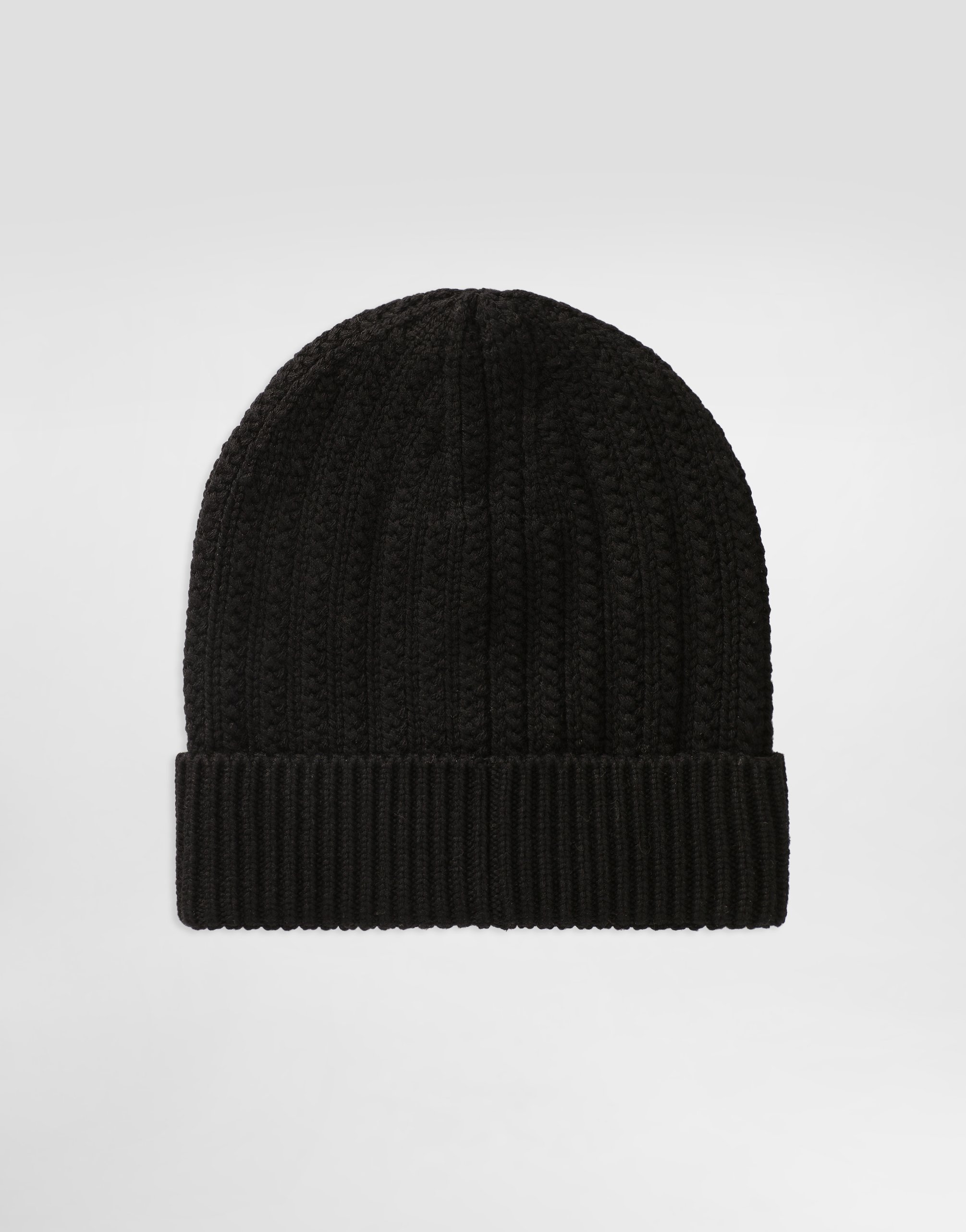 Dolce & Gabbana Cable-knit Hat In Brown