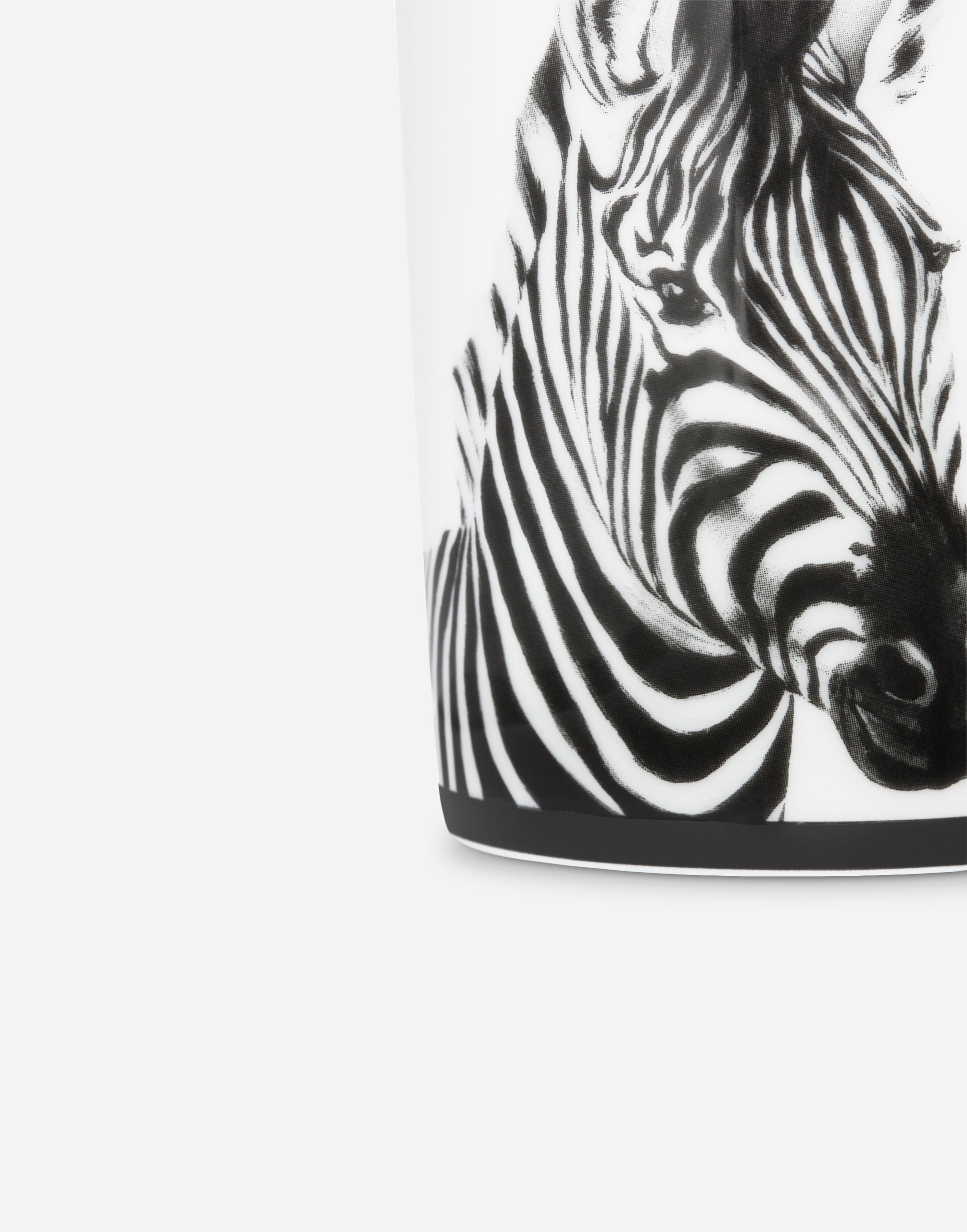 Dolce & Gabbana Porcelain Water Glass In Multicolor