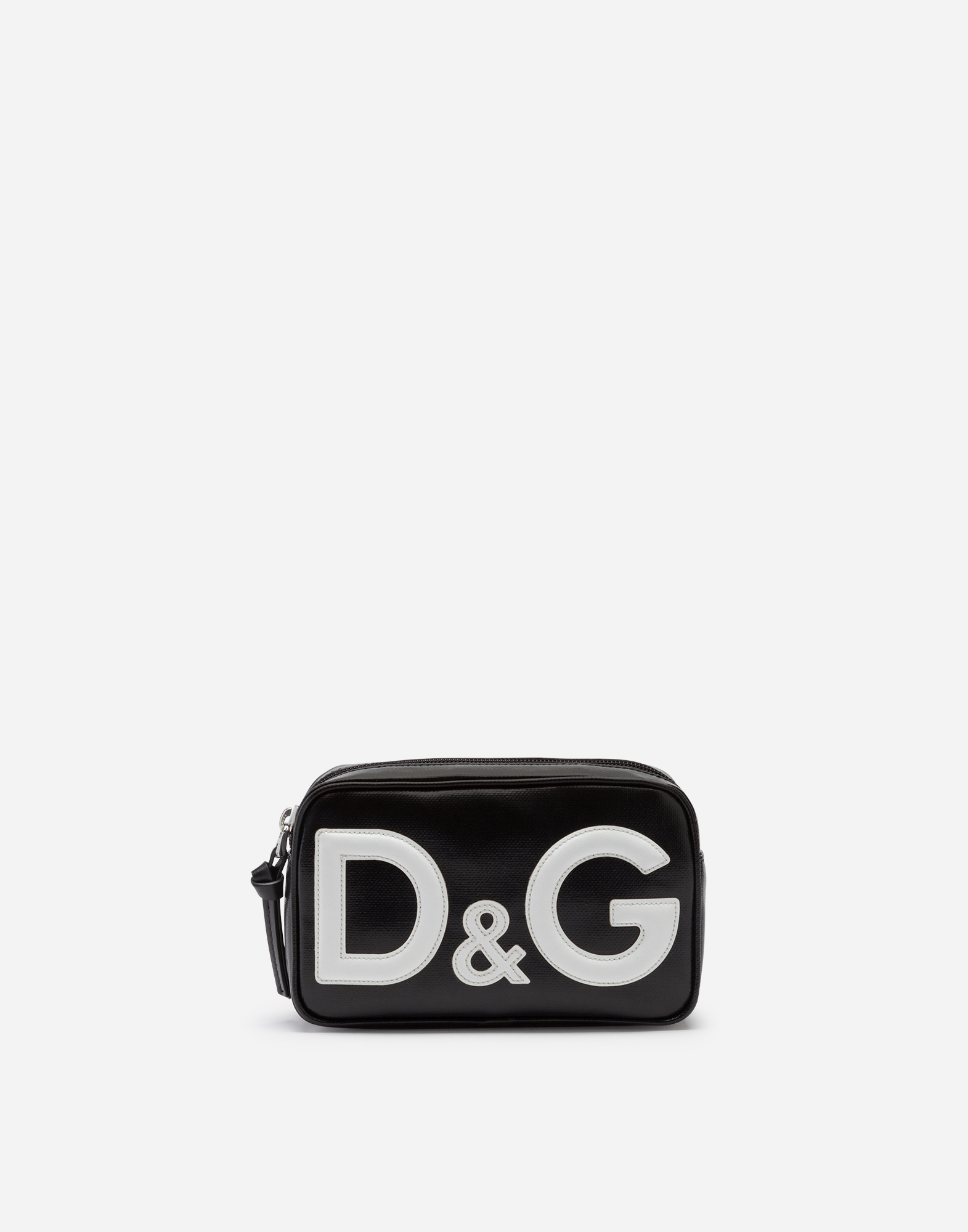 Coated canvas belt bag with DG logo