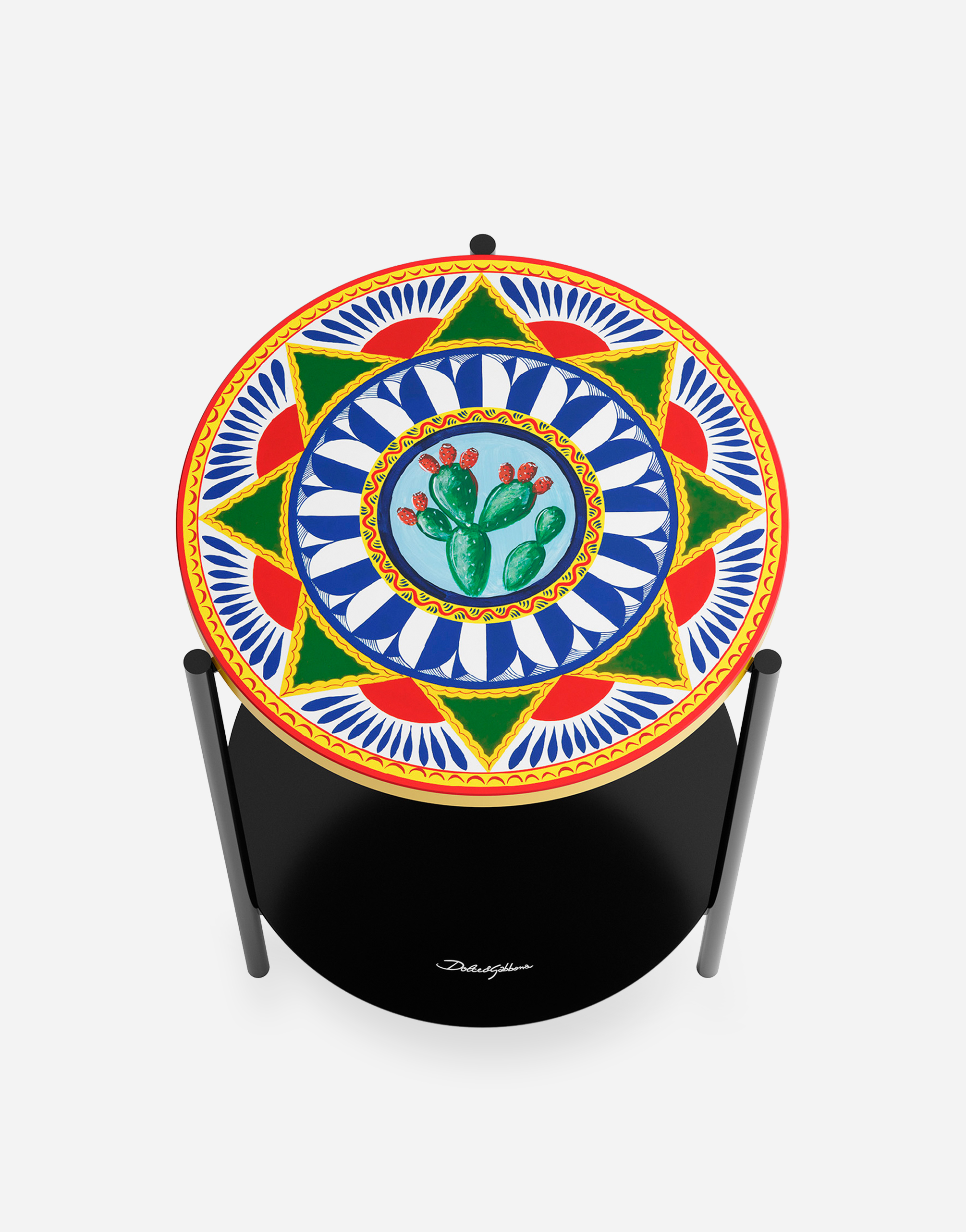 Shop Dolce & Gabbana Amore Coffee Table In Multicolor