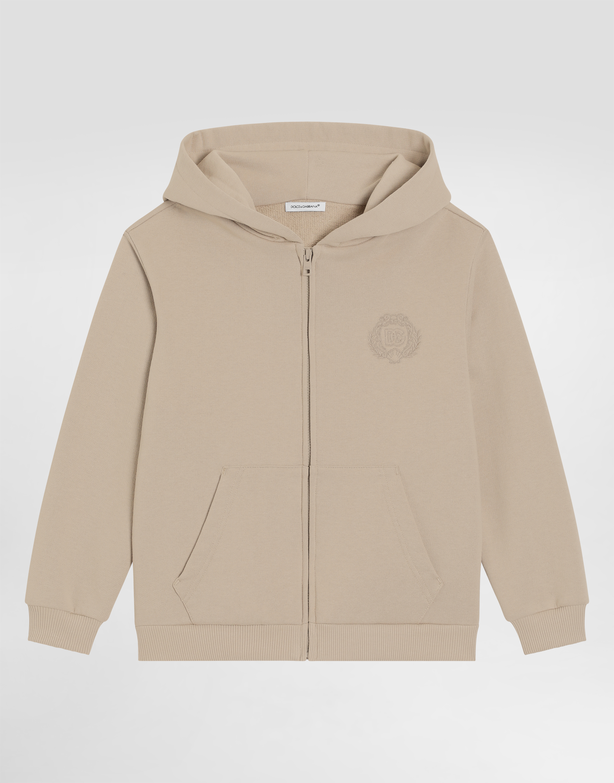 Hooded sweatshirt with DG embroidery