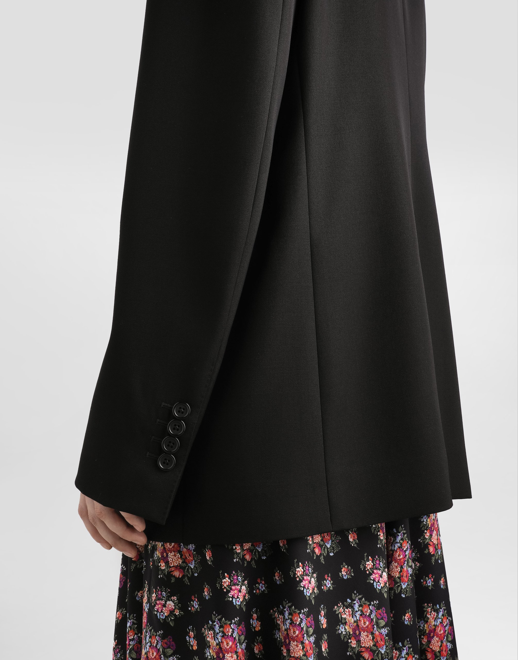 Wool gabardine jacket