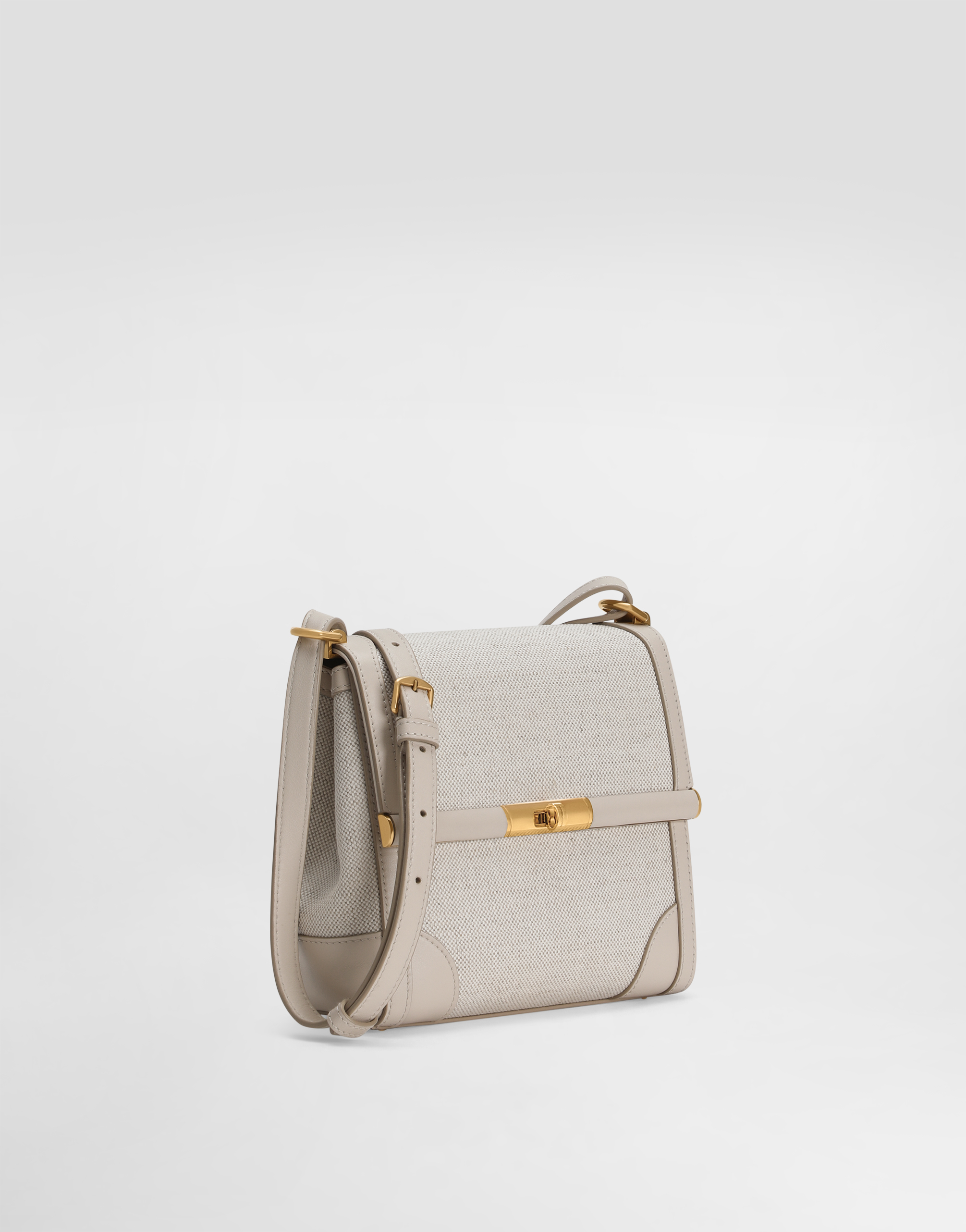 Dolce & Gabbana Marlene Bag In Fabric And Calfskin
