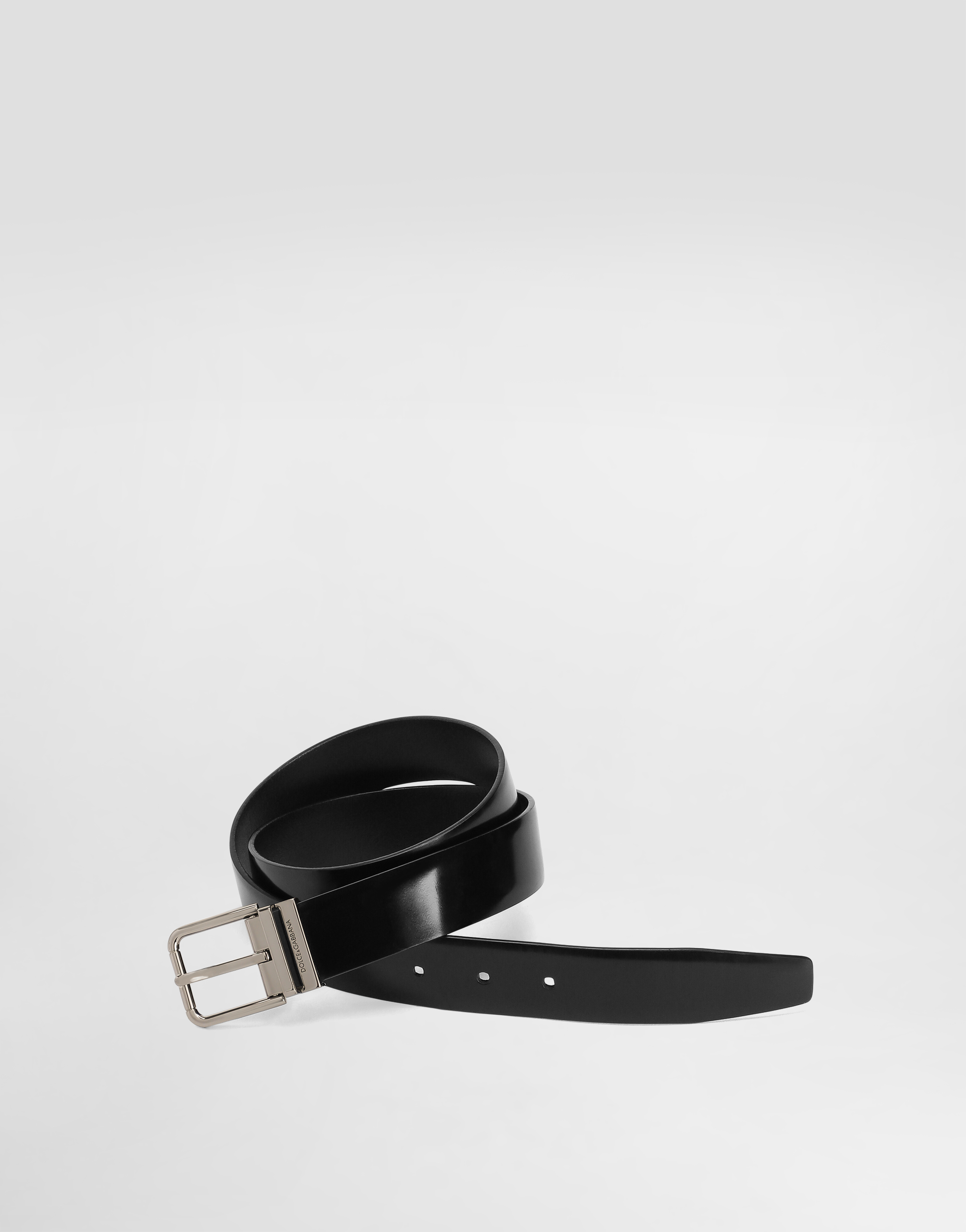 DOLCE & GABBANA BRUSHED CALFSKIN BELT