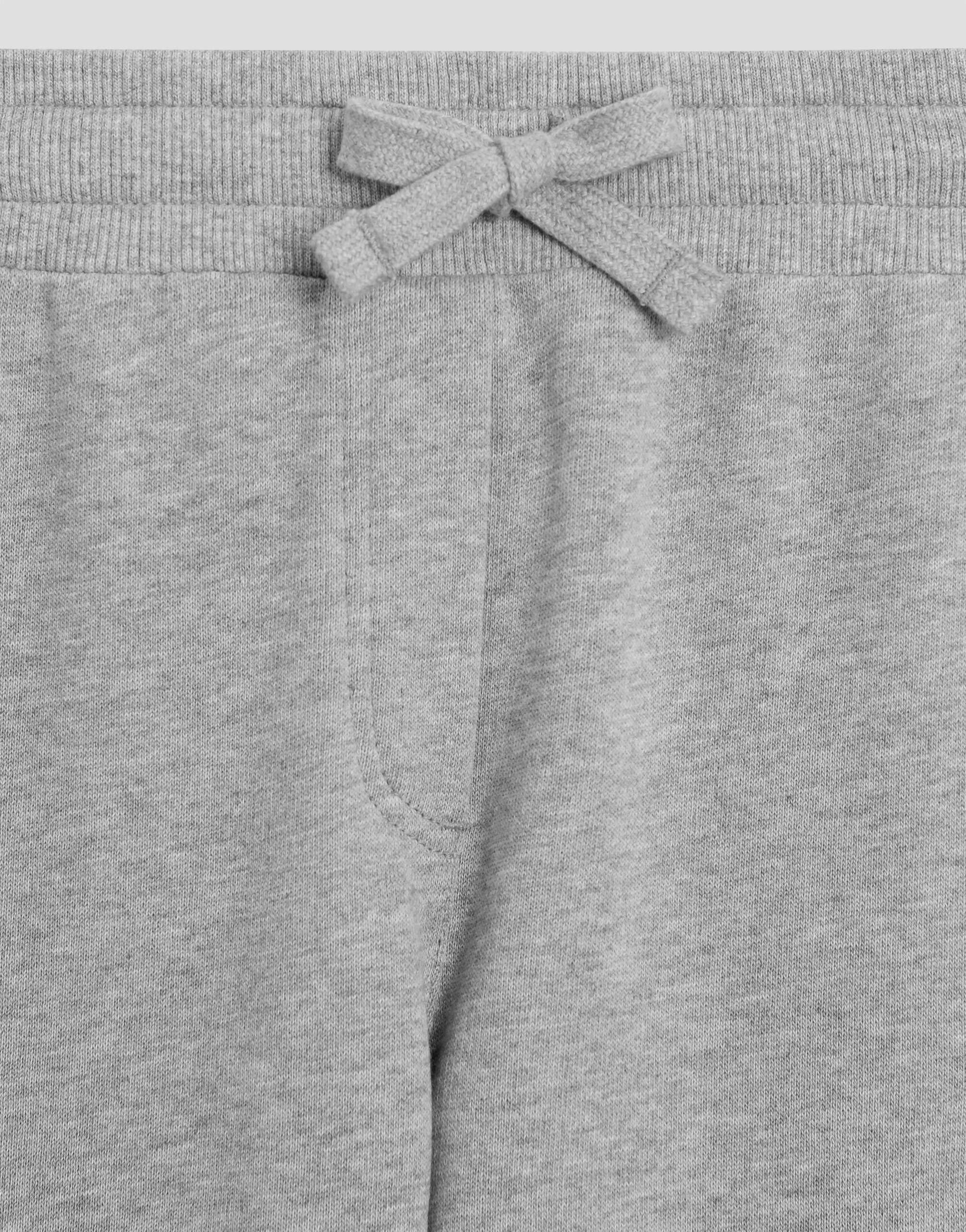 Dolce & Gabbana Oversized Fleece Trousers With Dg Embroidery In Gray