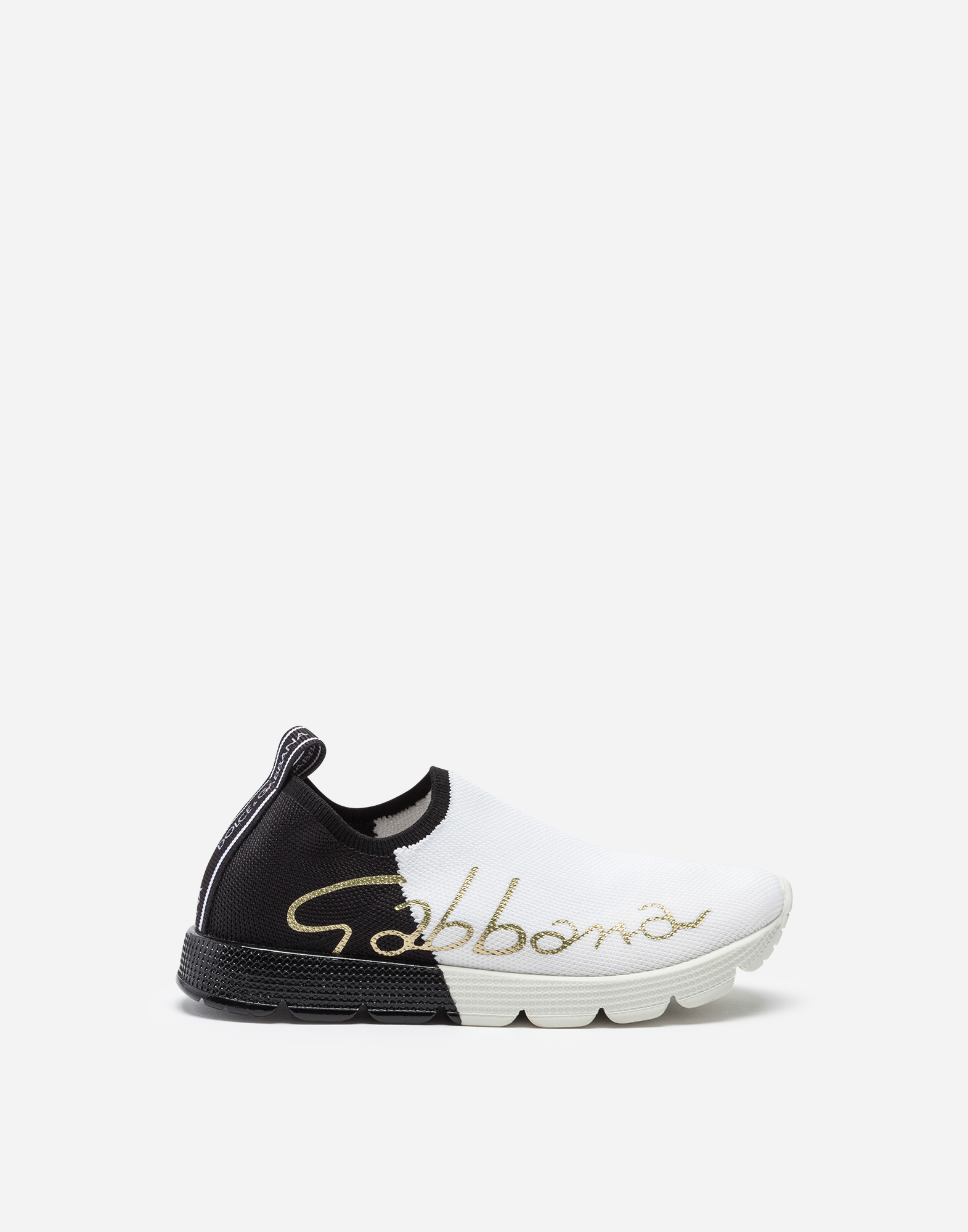 【美品】 ドルチェアンドガッバーナ スニーカー ソレント スリッポン DOLCE & GABBANA (ドルチェ＆ガッバーナ) ソレント ロゴ クリスタル