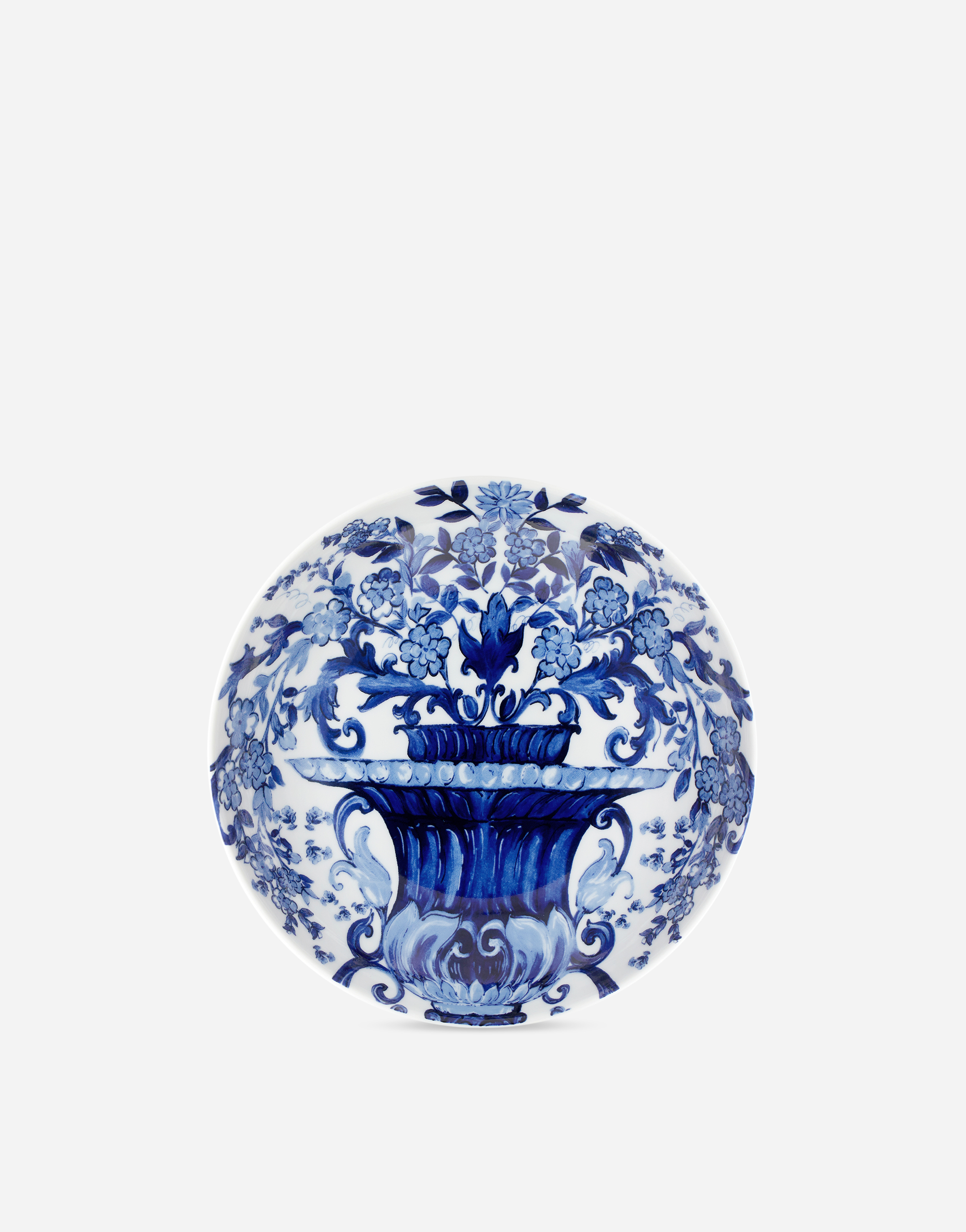 Dolce & Gabbana Set 2 Porcelain Soup Plates In Multicolor
