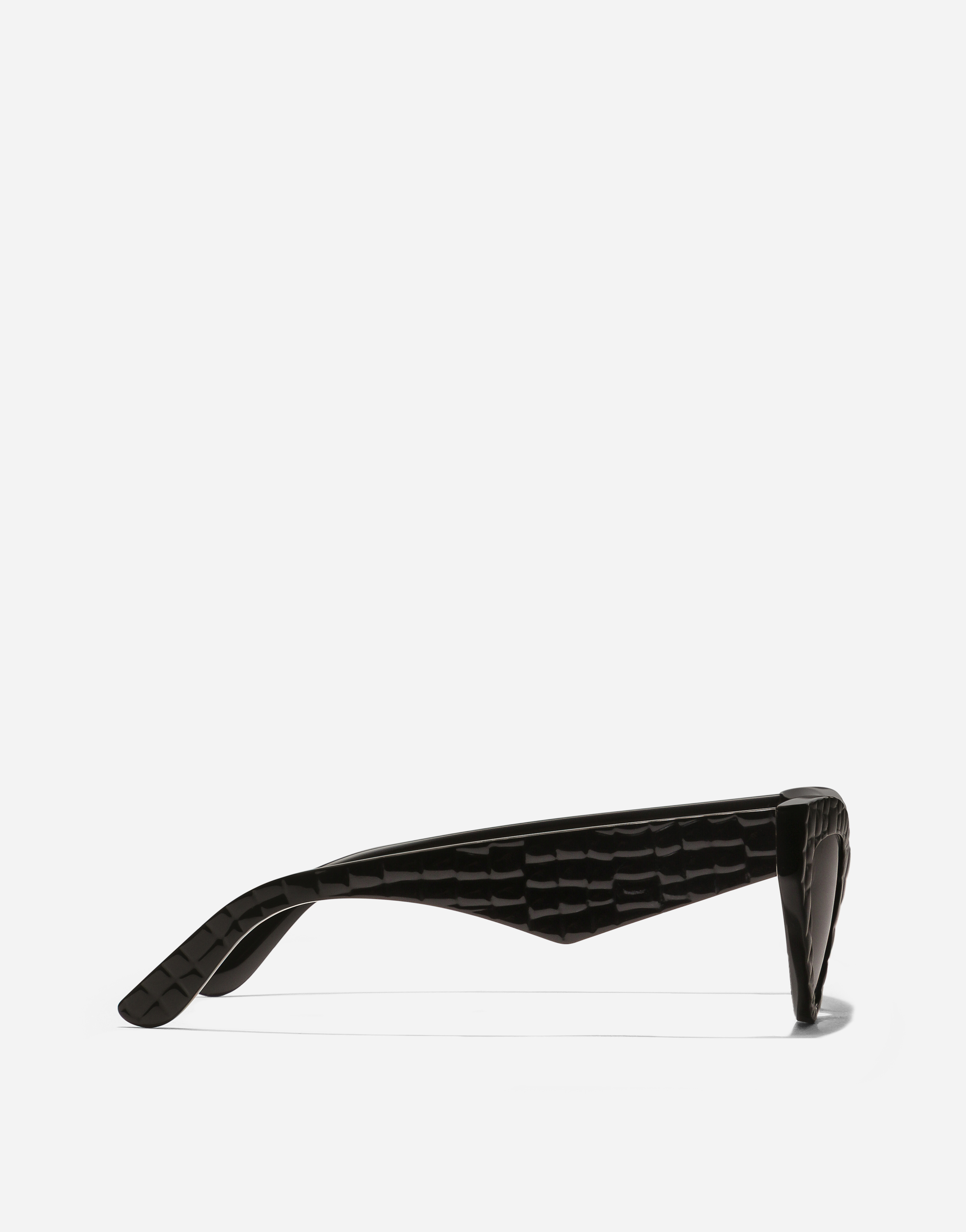 Dolce & Gabbana Dg Crossed Sunglasses In Black
