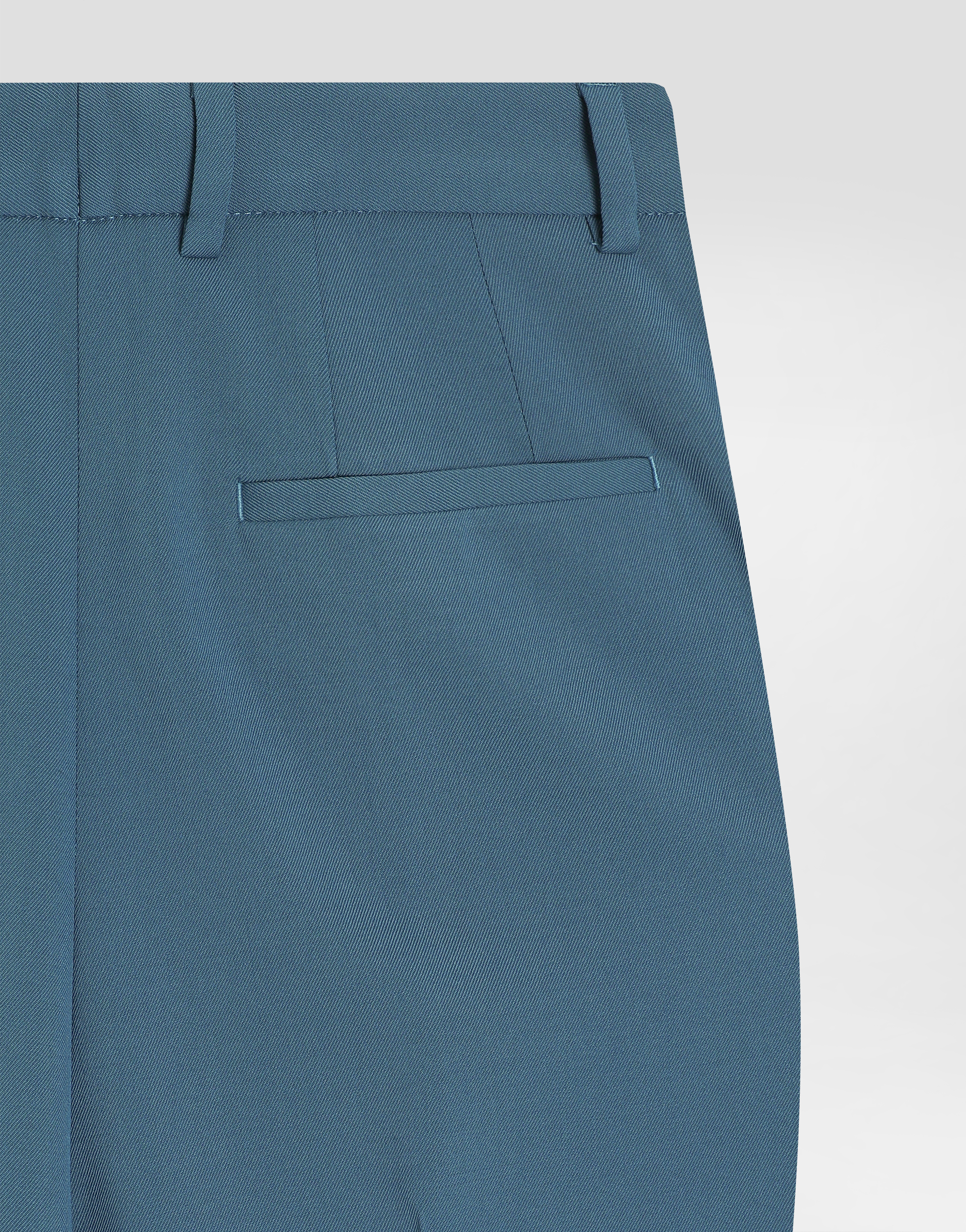 Dolce & Gabbana Wool Tailored Pants In Blue
