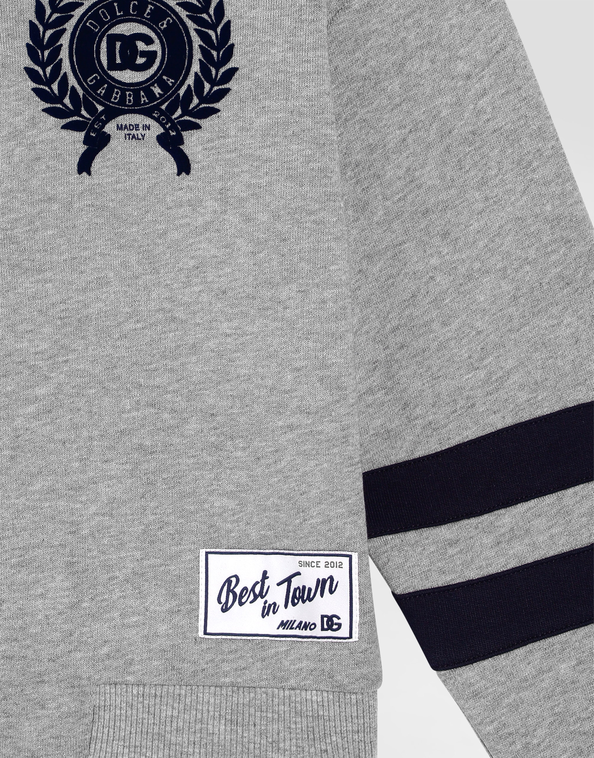 Jersey sweatshirt with Dolce&Gabbana print