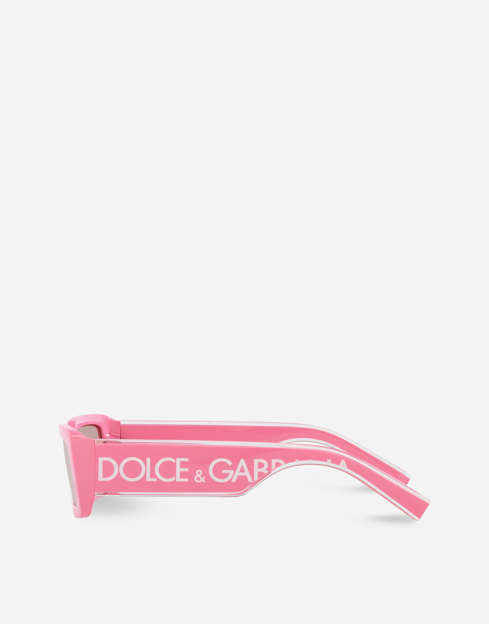 Shop Dolce & Gabbana Dg Elastic Sunglasses In Pink