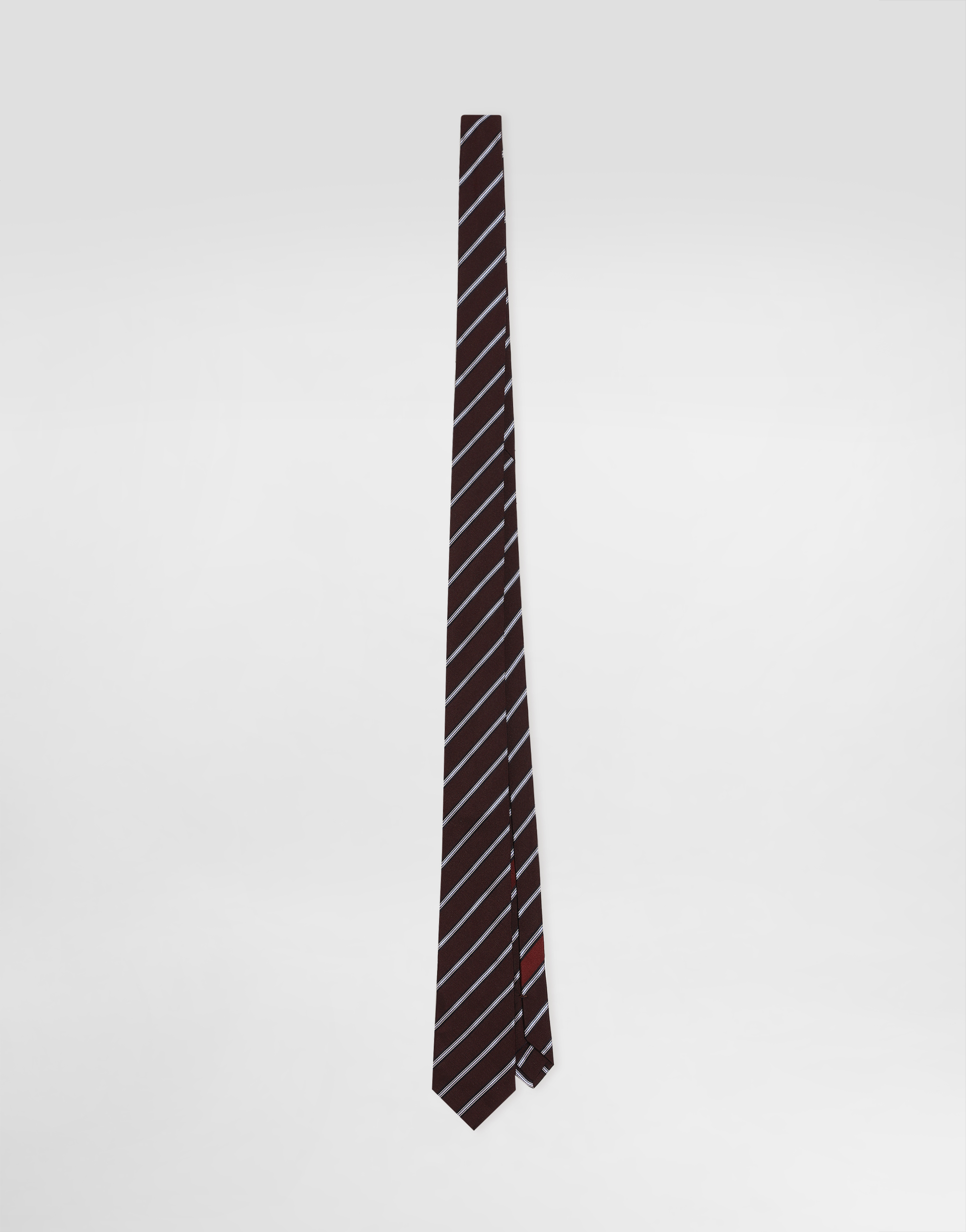 Dolce & Gabbana Micro-design Jacquard Martini Tie In Multicolor
