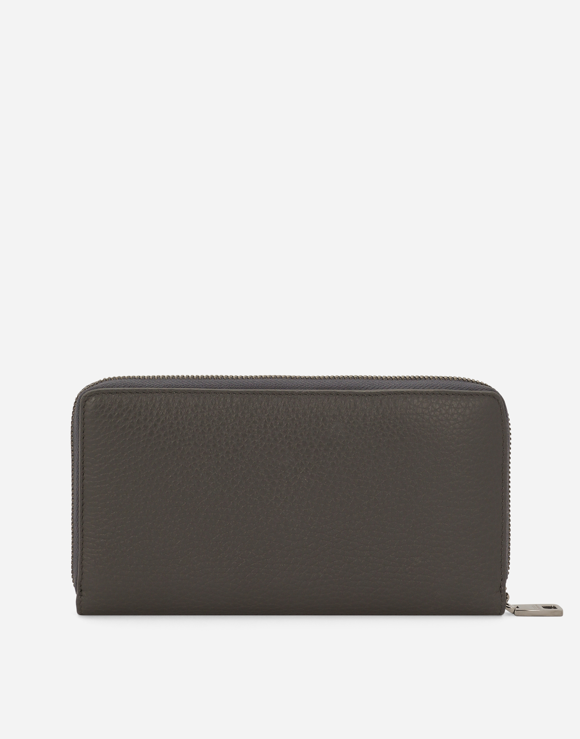  Dolce & Gabbana Dolce & Gabbana Zip-around Dg Logo Wallet - Man Wallets And Small Leather Goods Grey Onesize 