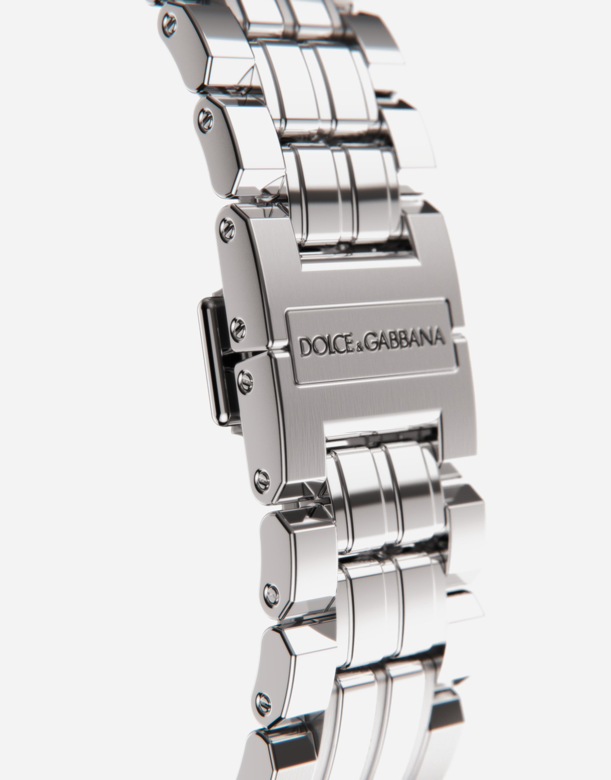 Shop Dolce & Gabbana Dg7gems Steel Watch With Light Blue Topazes