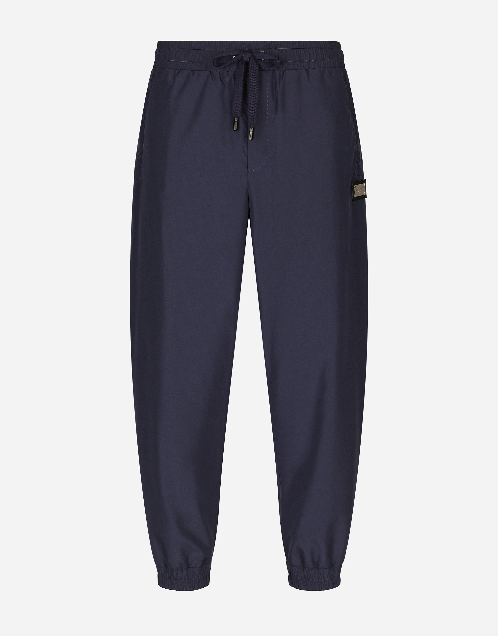 DOLCE & GABBANA NYLON JOGGING PANTS WITH BRANDED TAG