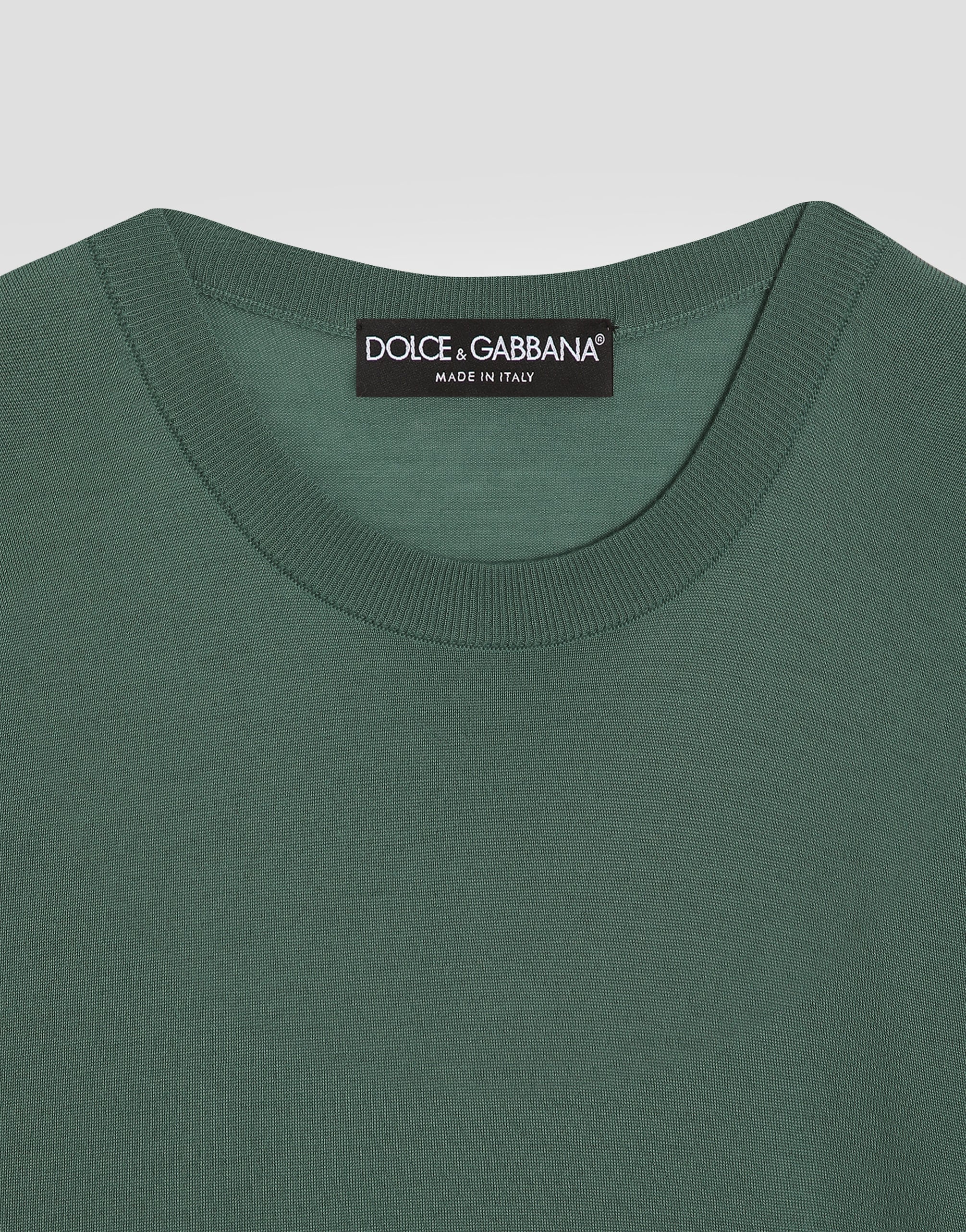  Dolce & Gabbana Pull Girocollo M/l - Man Sweaters And Cardigans Green 56 