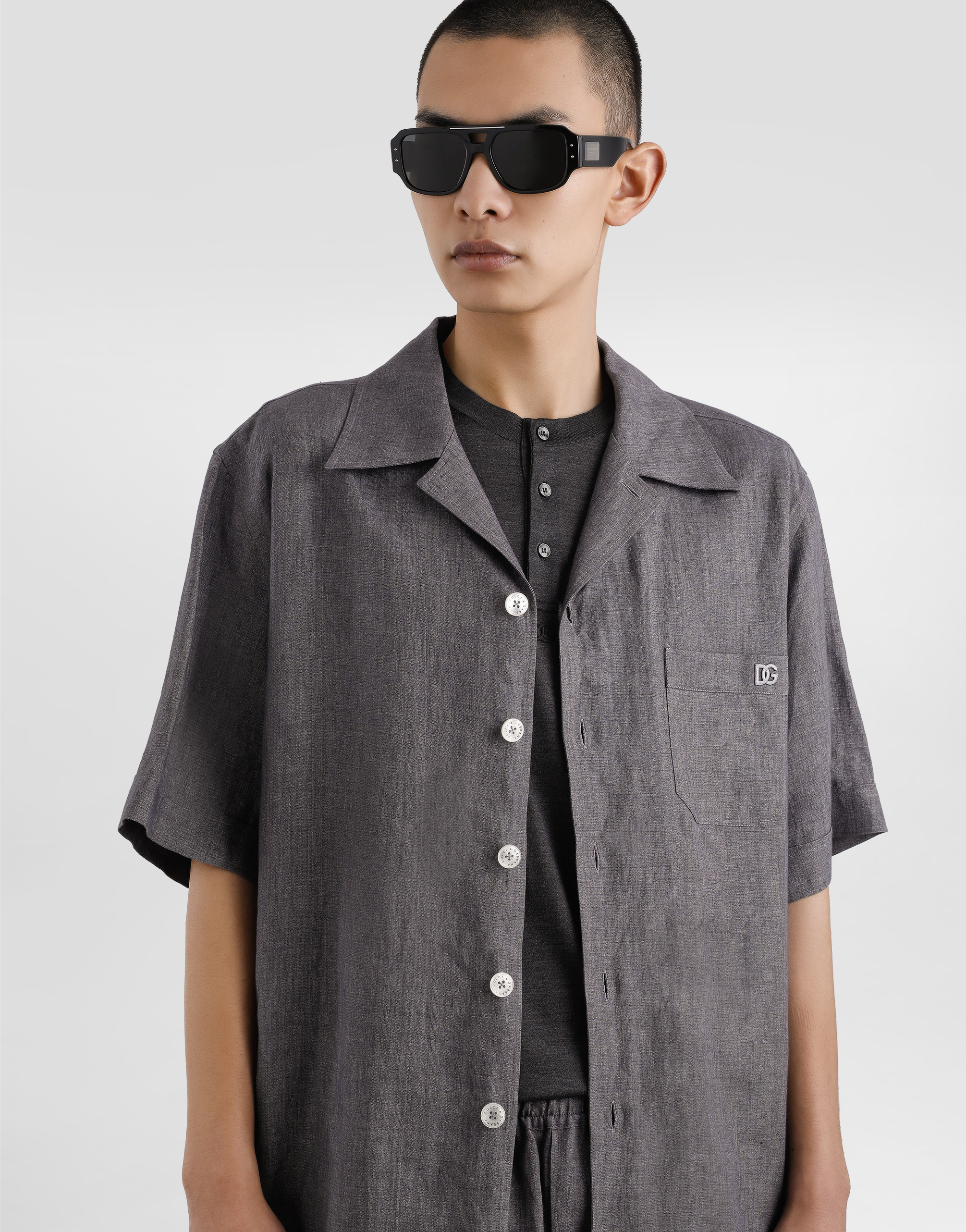 Hawaii linen canvas shirt