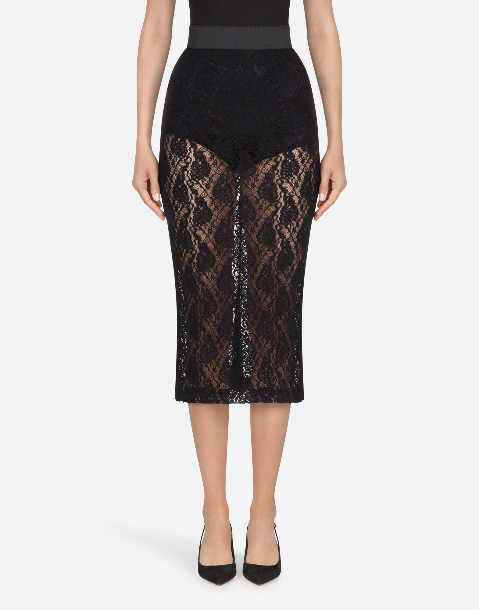 DOLCE&GABBANA レース　スカート 2100020000026141-16.jpg