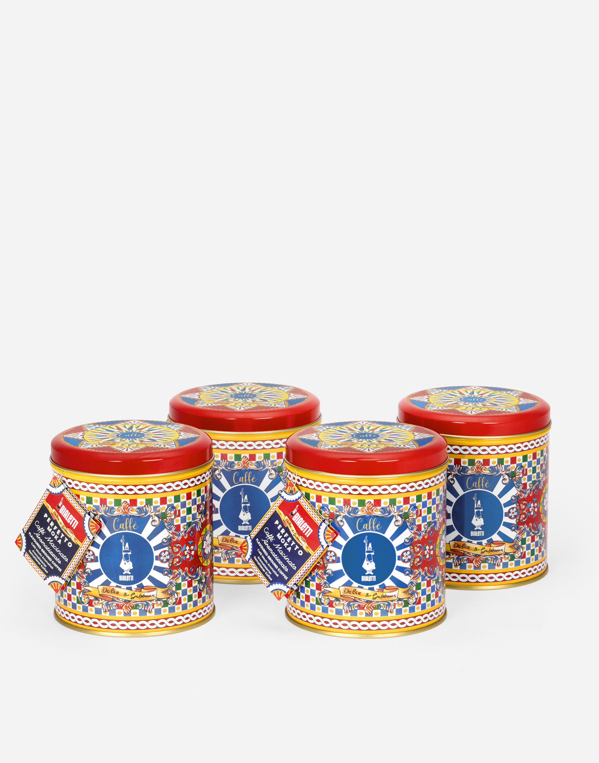 4 Coffee Canisters BIALETTI DOLCE&GABBANA in Multicolor