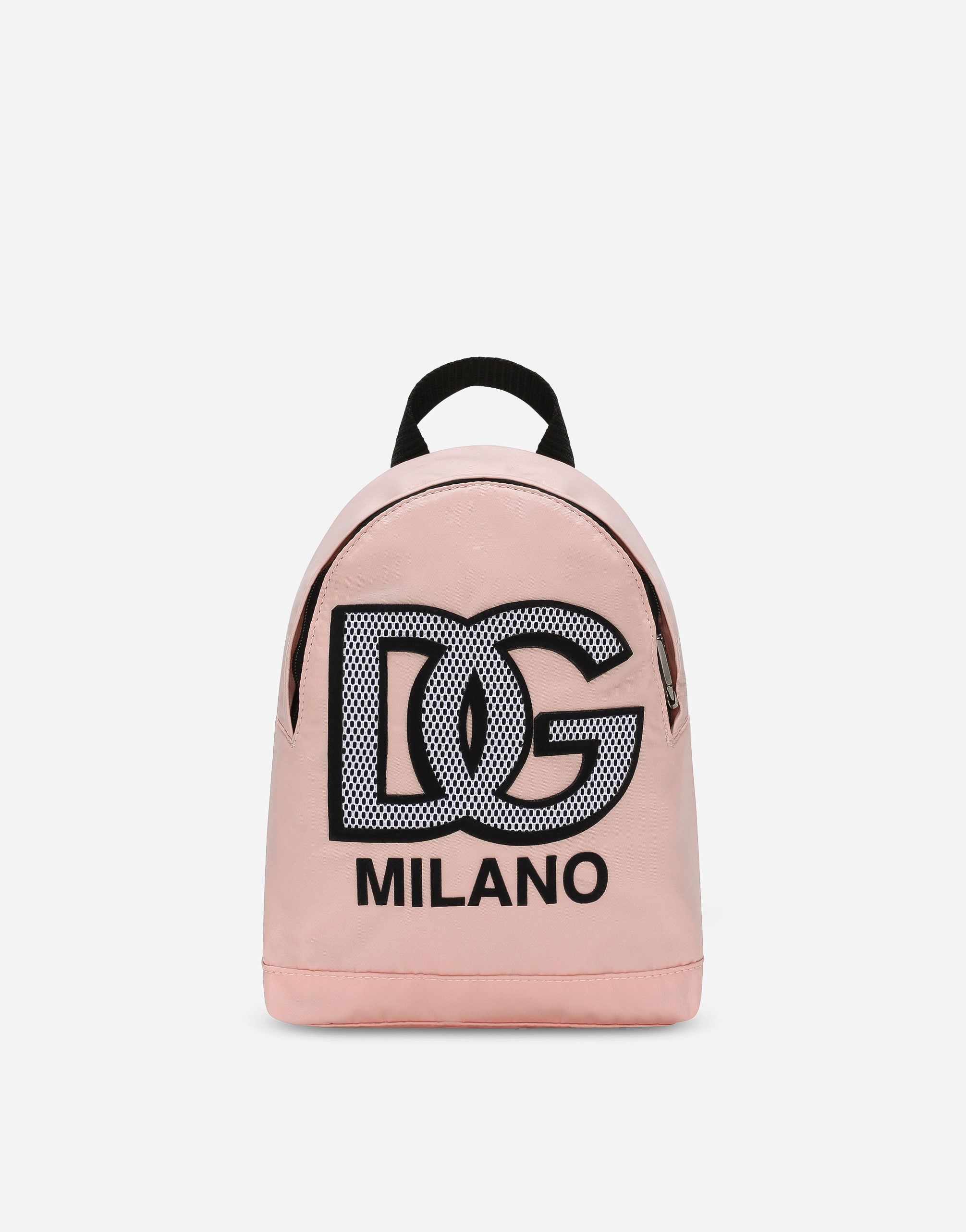 Dolce & Gabbana Nylon Backpack - Man Accessories Pink Onesize