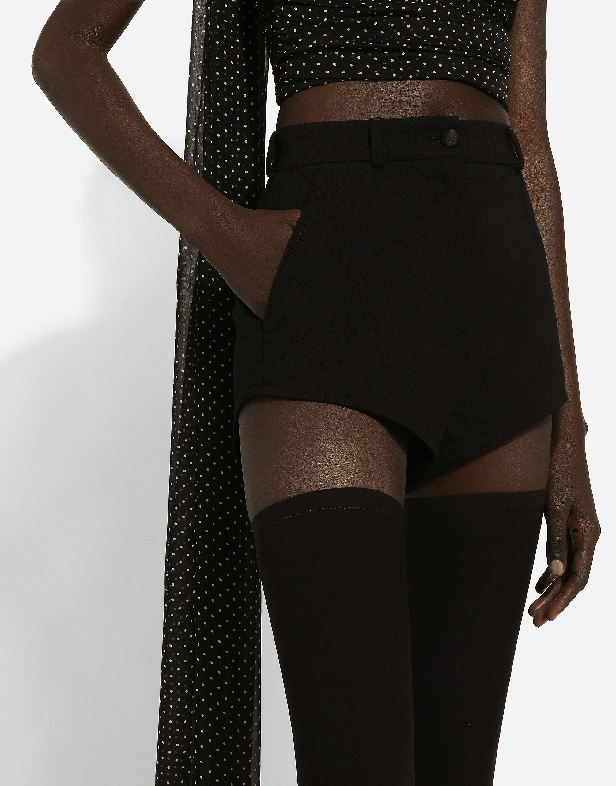 Dolce & Gabbana Klassische Shorts Mit Hohem Bund In Black