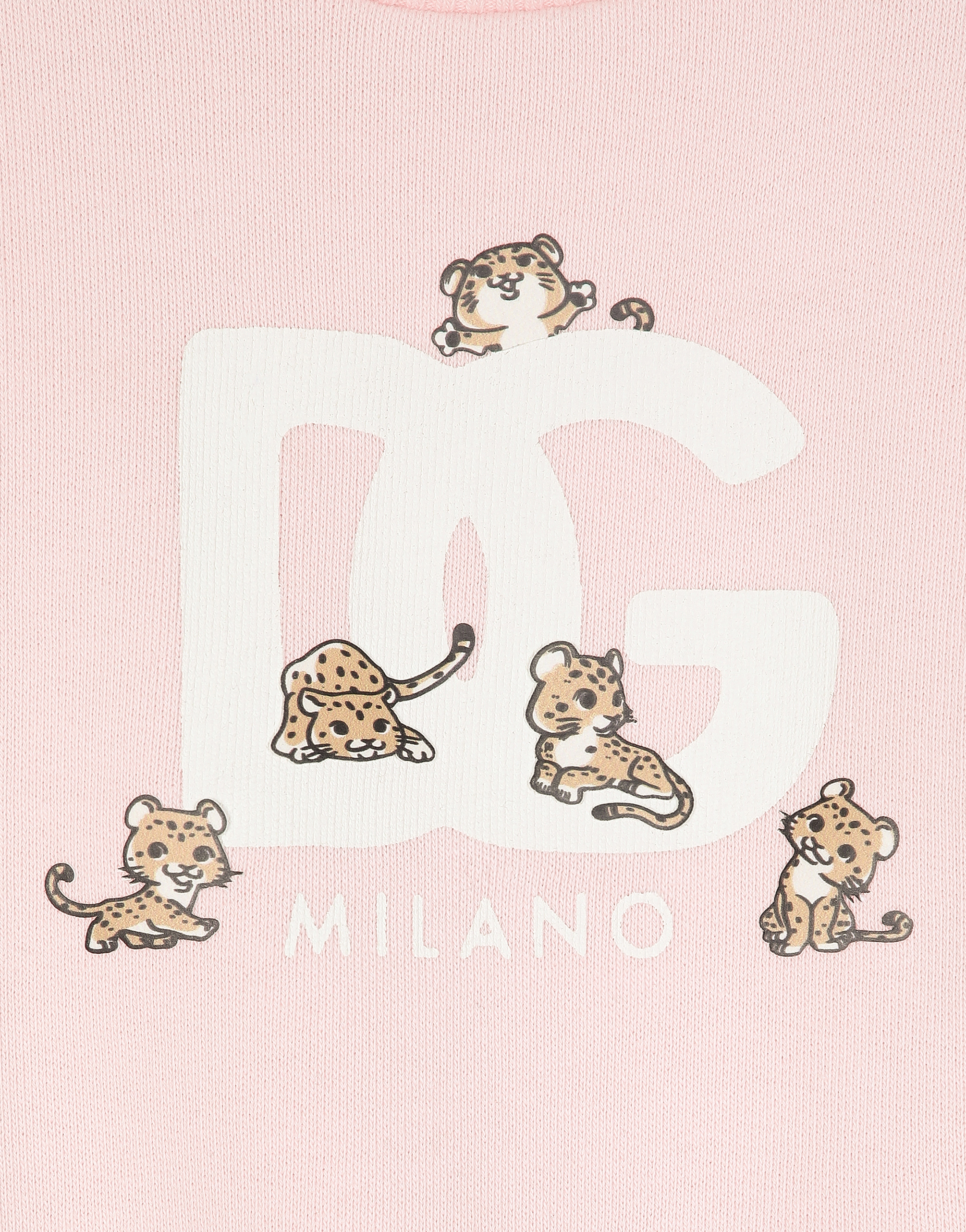 Jersey round-neck sweatshirt with DG logo