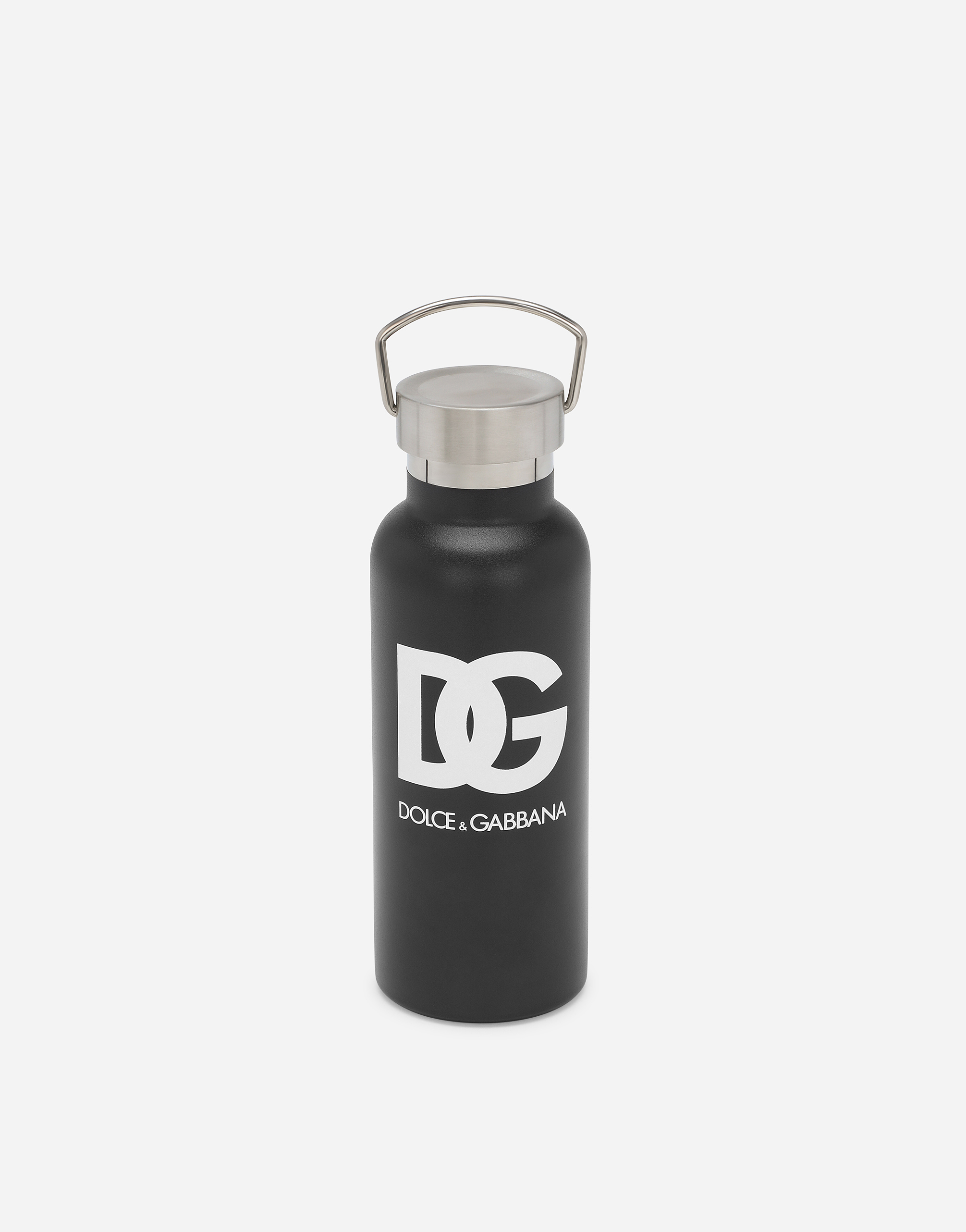 Printed steel water bottle