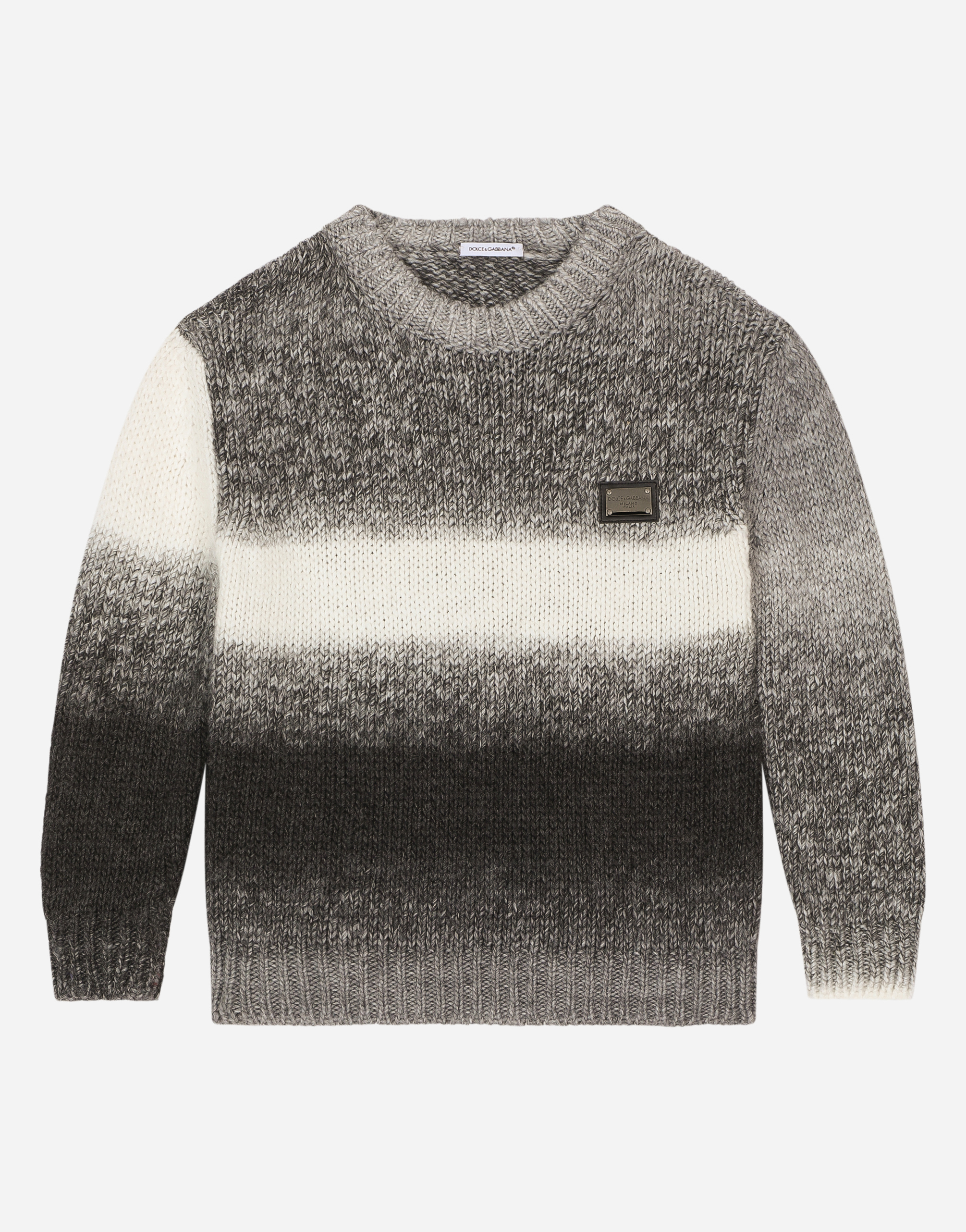 Dolce & Gabbana Pull à Logo Couronne en Coton Bordeaux ref.620440