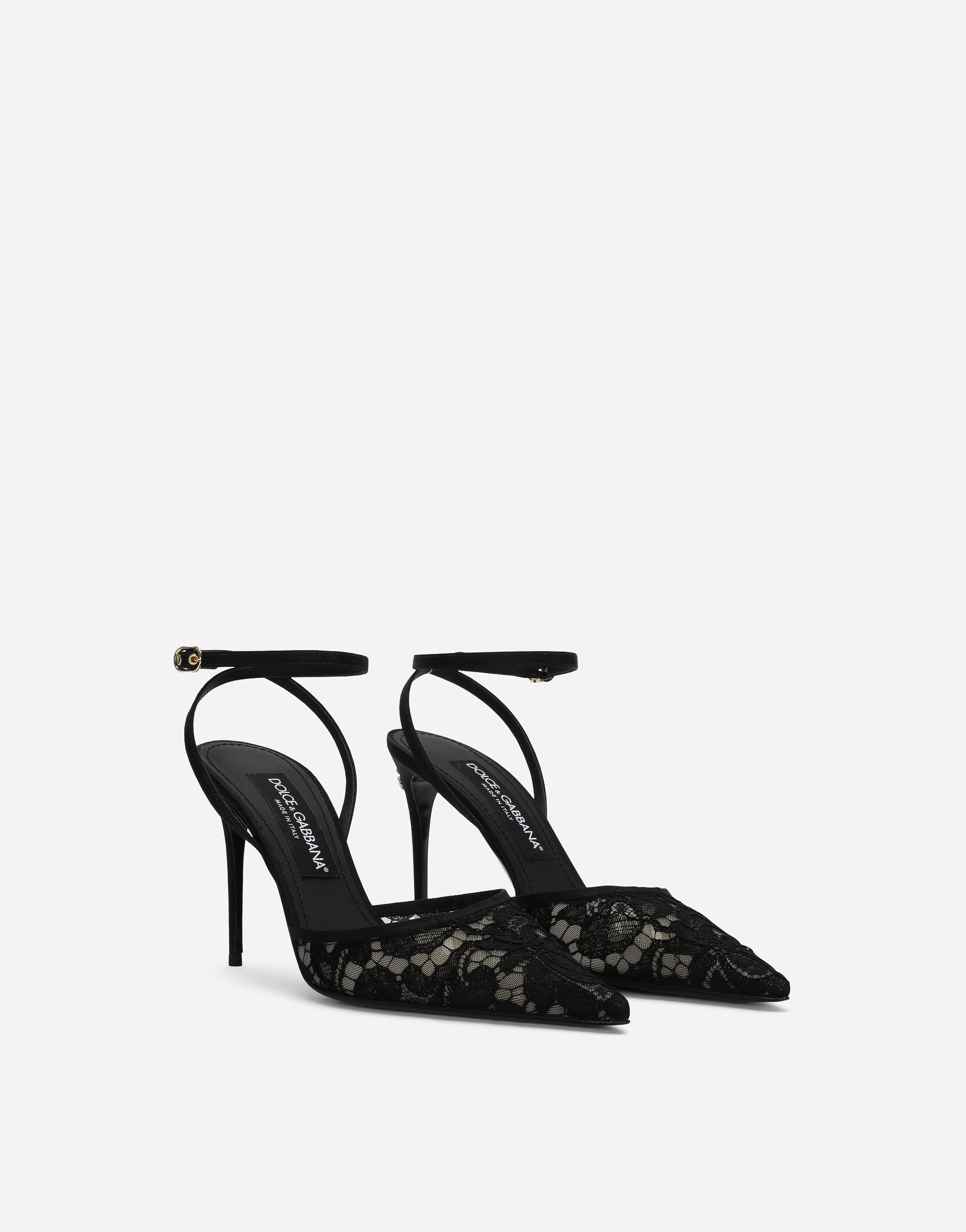 DOLCE & GABBANA LACE SLINGBACKS
