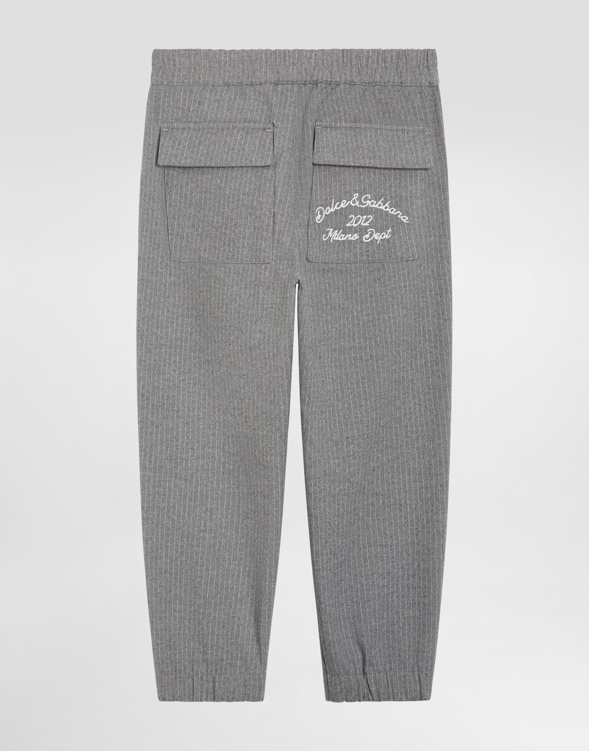 Pinstripe trousers