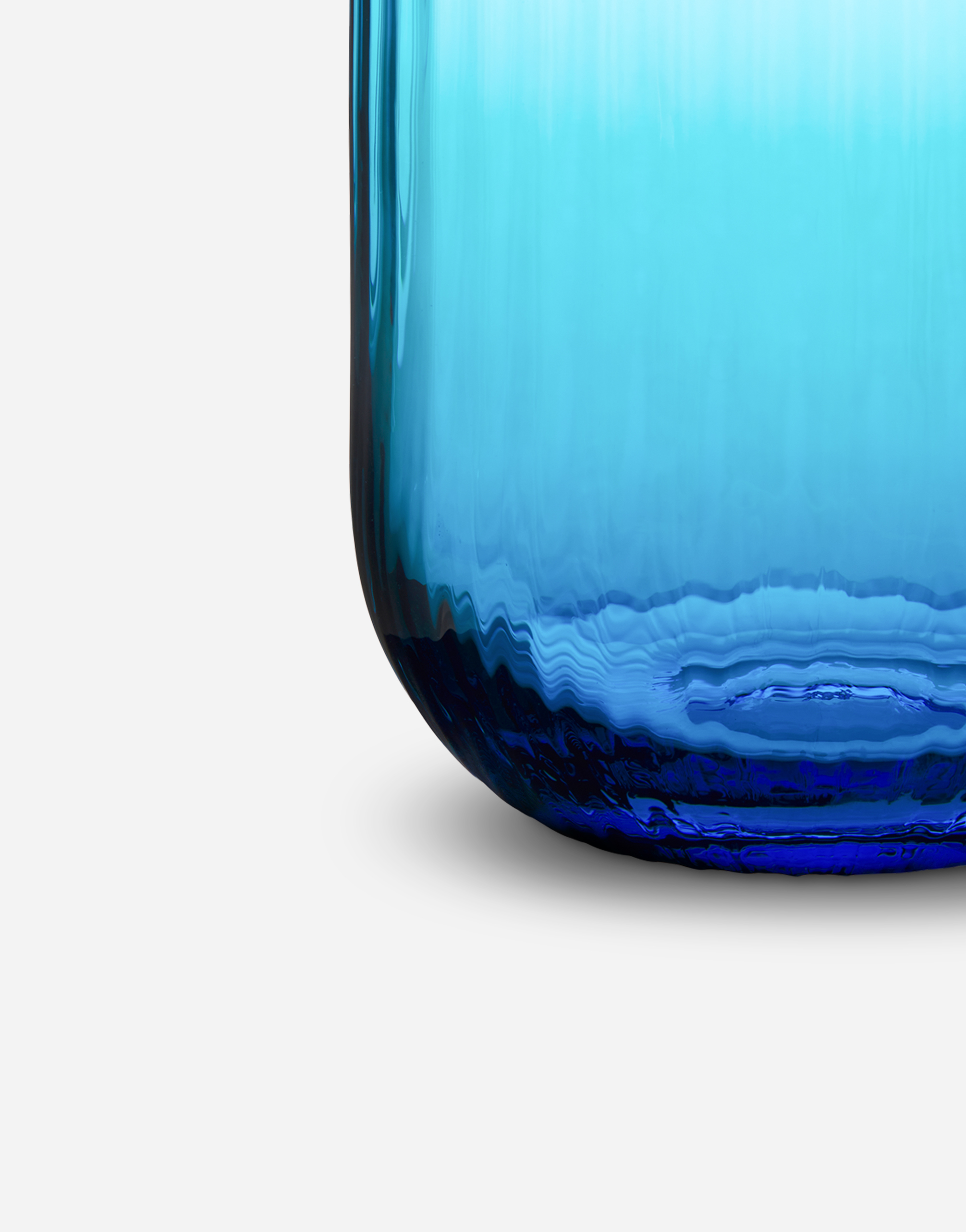 Dolce & Gabbana Set 2 Hand-blown Murano Beverage Glasses In Multicolor