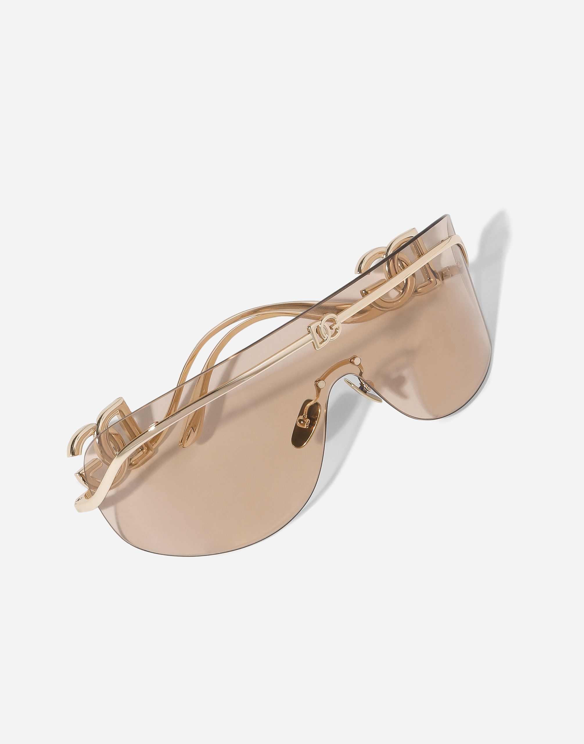 Dolce & Gabbana Statement Sunglasses In Gold