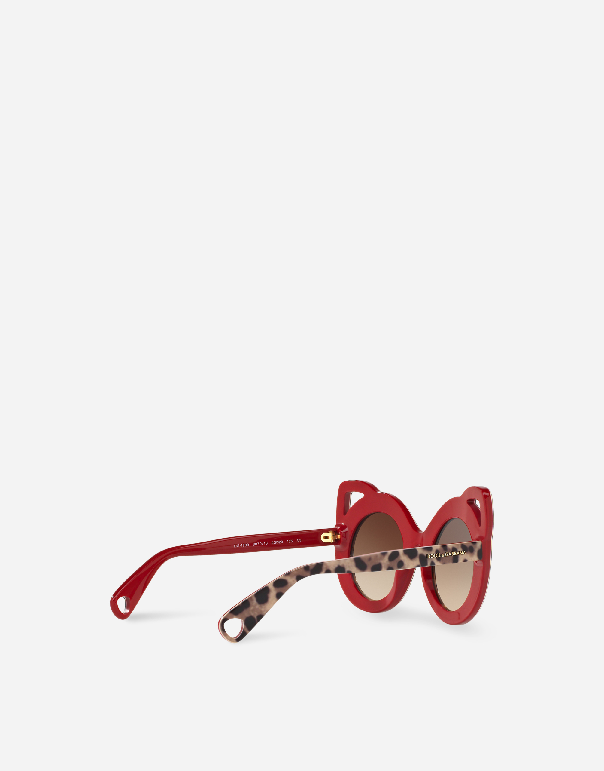 Shop Dolce & Gabbana Zambia Sunglasses In Leo Print