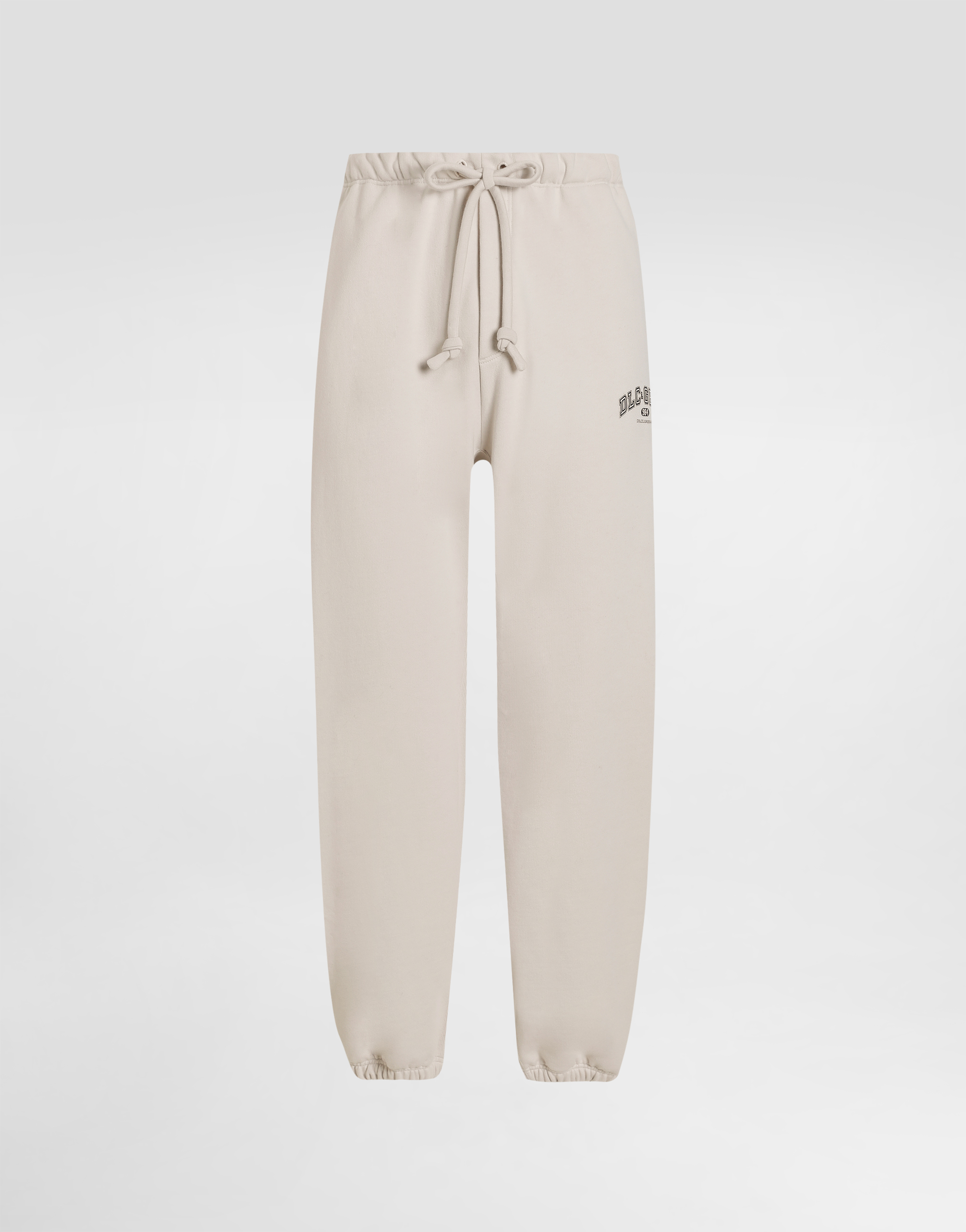 Dolce & Gabbana Jersey Joggers - Man Pants And Shorts Beige