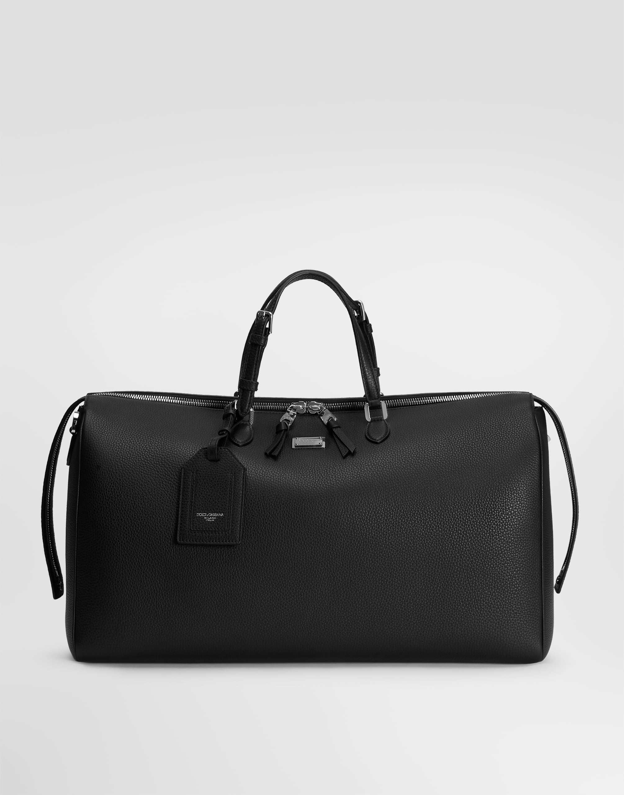 Vittoria travel bag in calfskin in Black for Men | Dolce&Gabbana® US