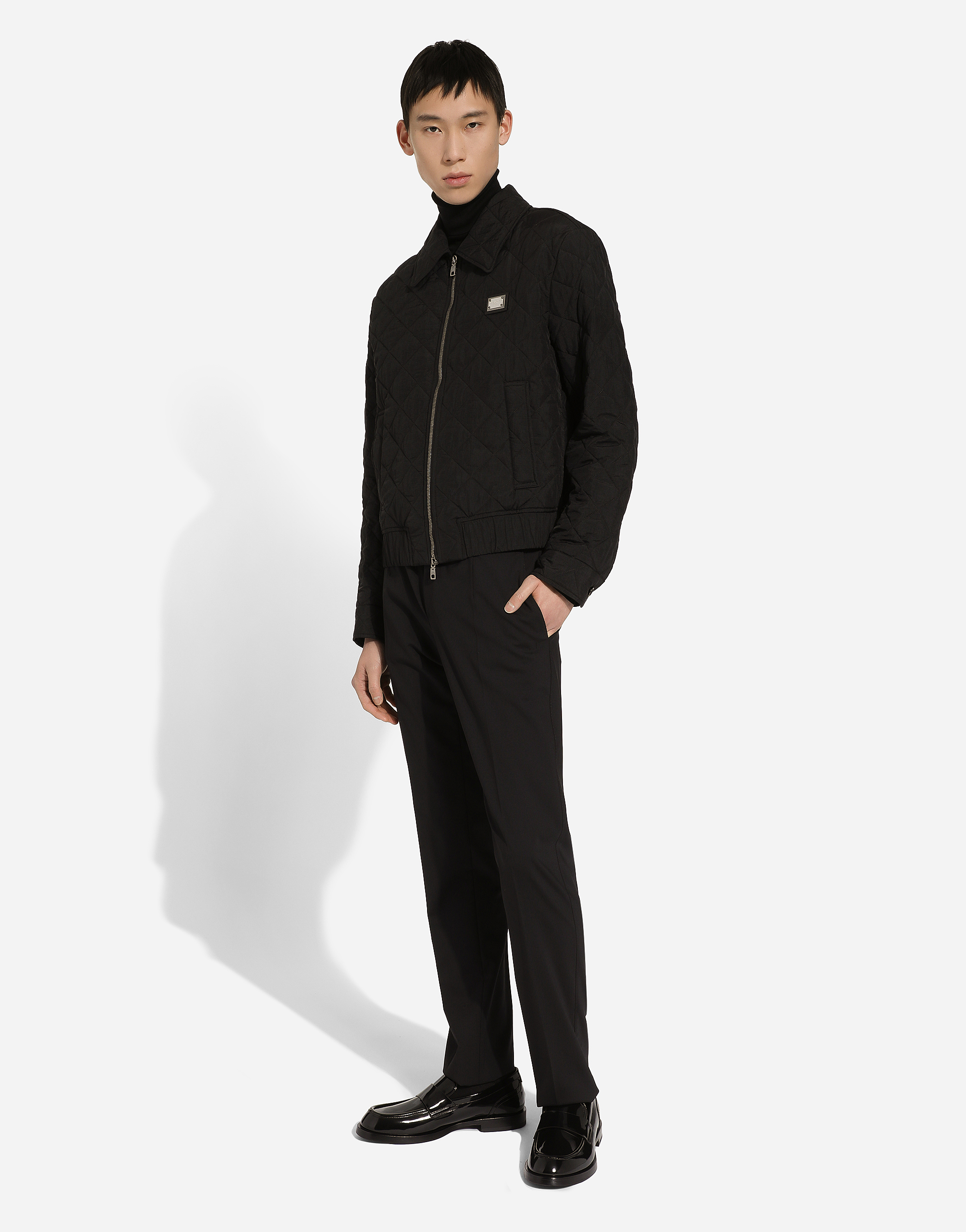 Dolce & Gabbana Quilted Jacket In Black