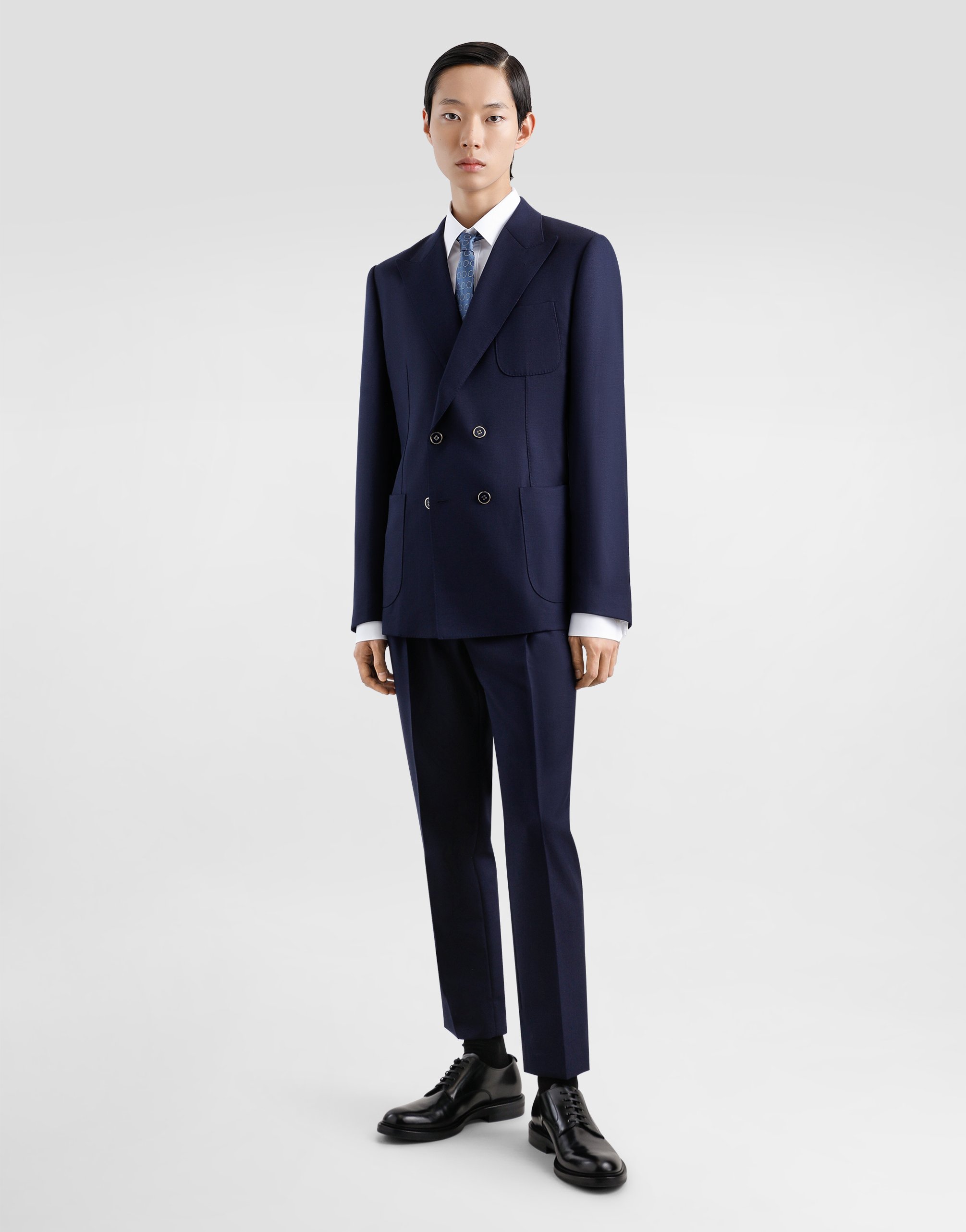 Double-breasted wool jacket
