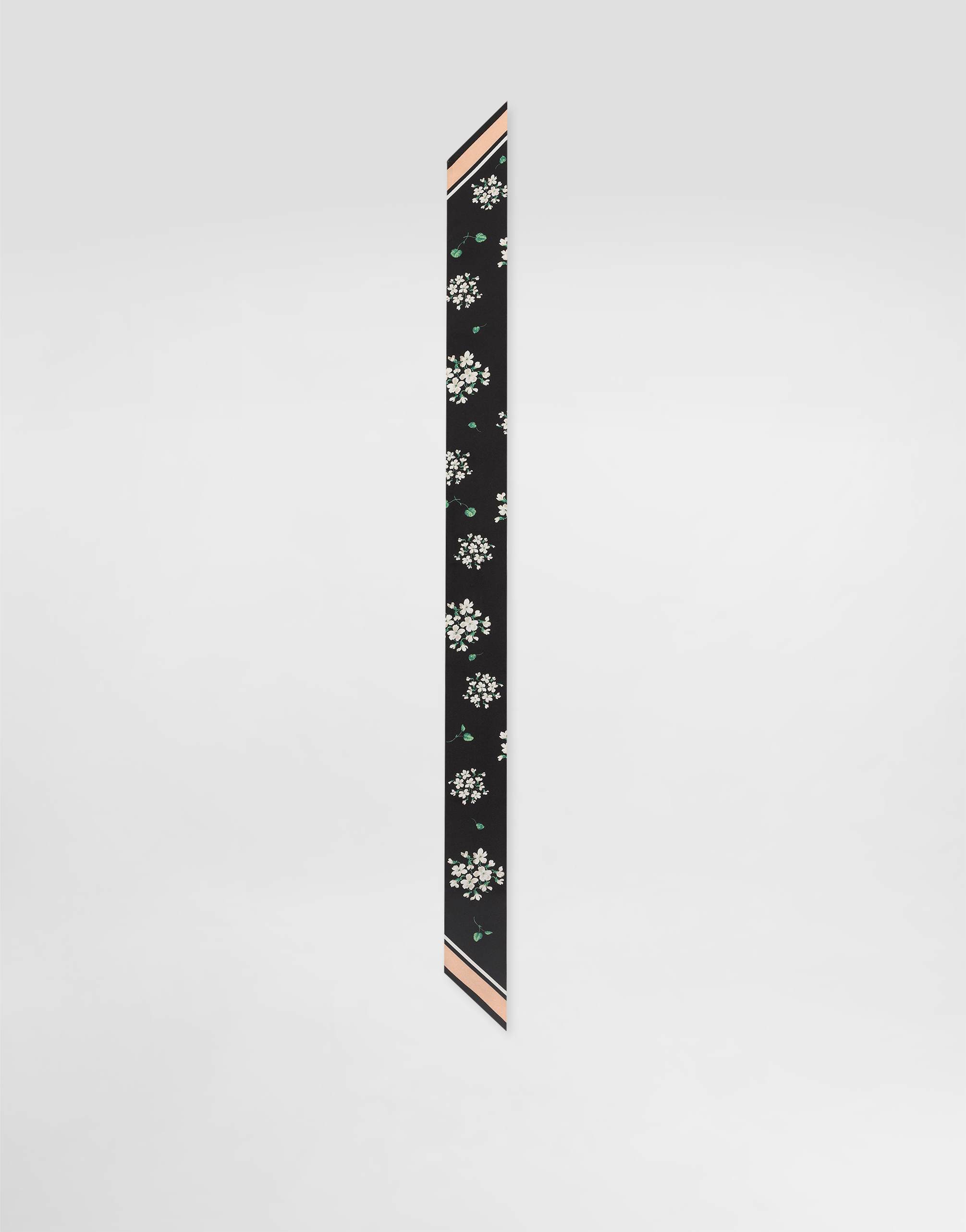  Dolce & Gabbana Dolce & Gabbana 6x100 Geranium-print Silk Twill Bandeau - Woman Scarves And Silks Multicolor Onesize 