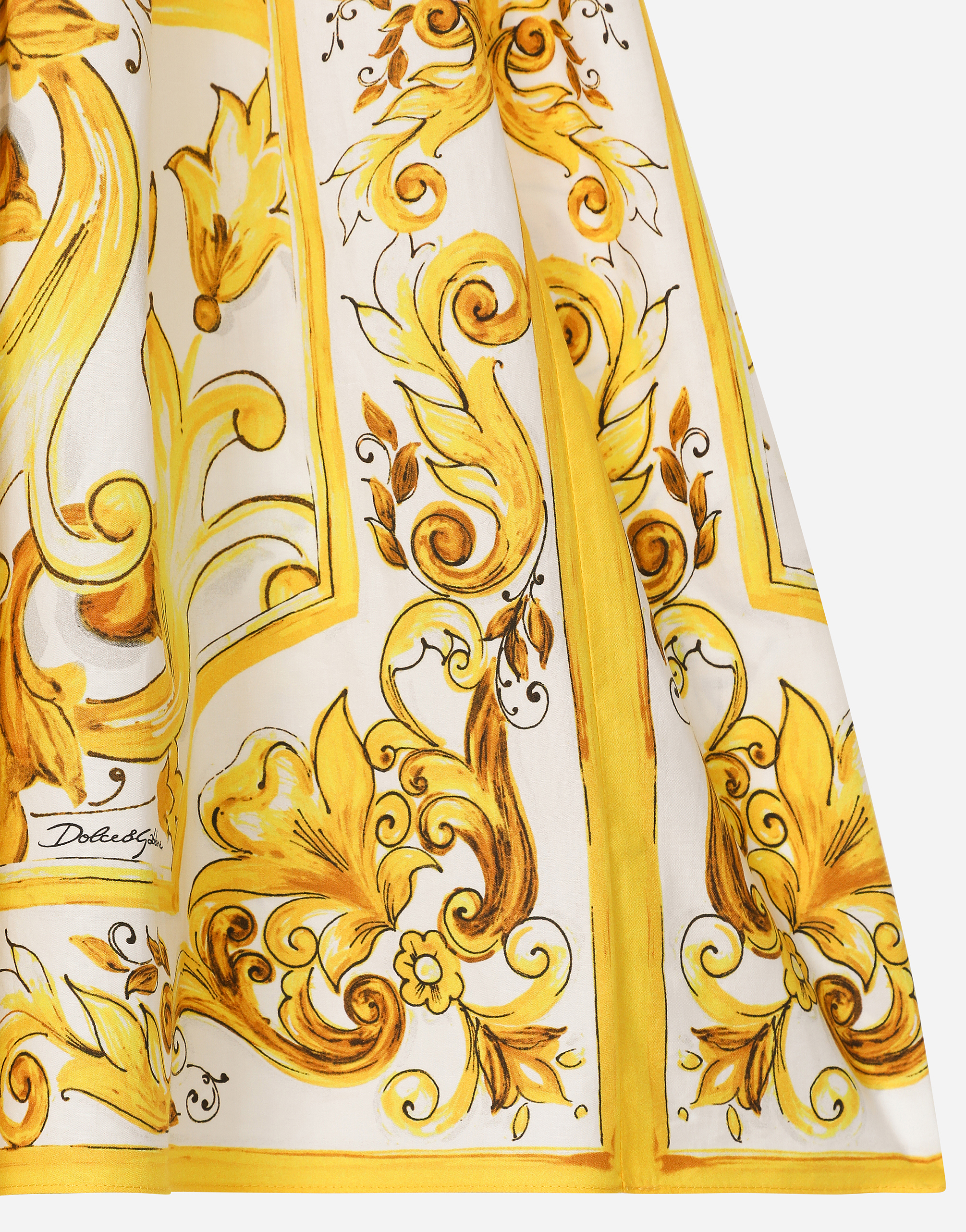 Dolce & Gabbana Abito Maniche Corte In Print