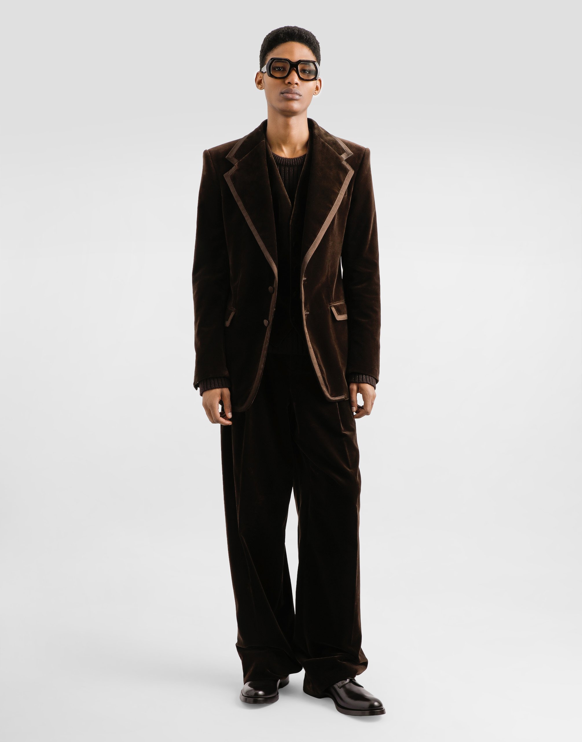 Smooth velvet vest