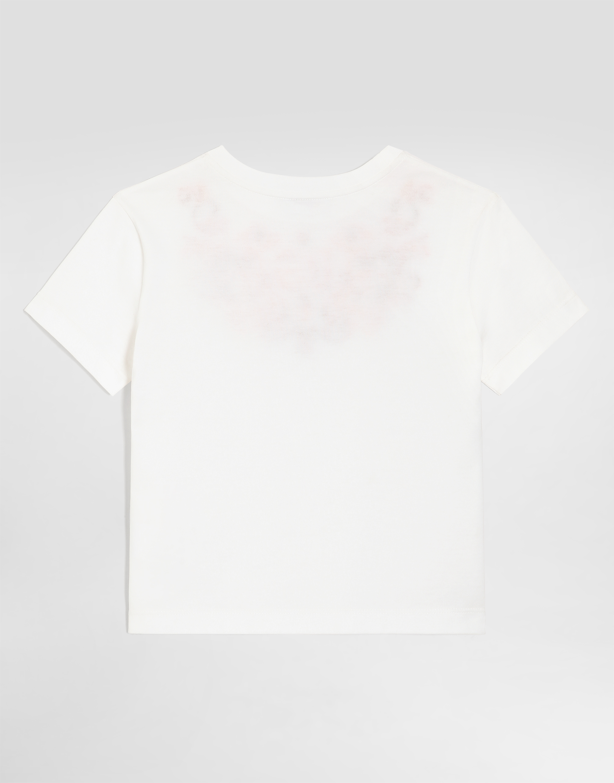  Dolce & Gabbana Jersey T-shirt With Print And Sequin Embroidery - Woman T-shirts And Sweatshirts White 10 Years 