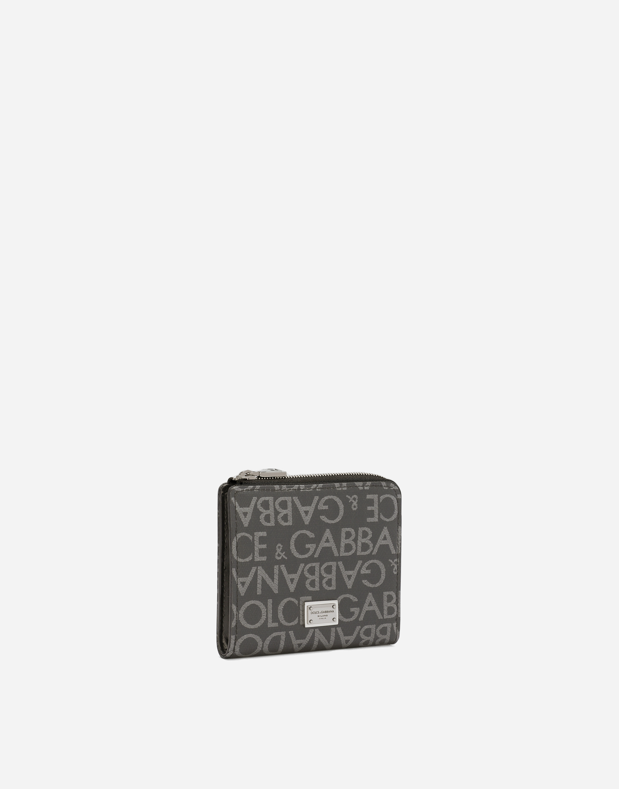  Dolce & Gabbana Dolce & Gabbana Coated Jacquard Card Holder - Man Wallets And Small Leather Goods Multi-colored Fabric Onesize 