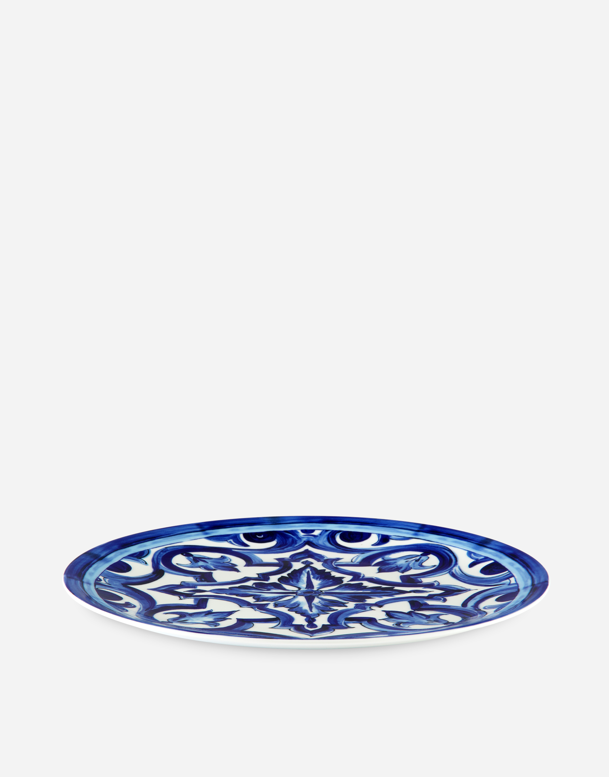 Dolce & Gabbana Porcelain Charger Plate In Multicolor