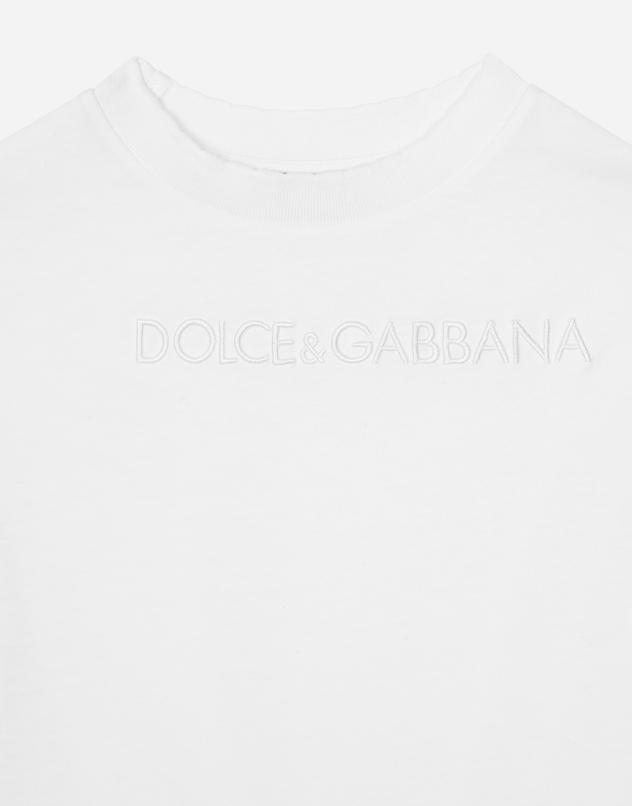 Jersey T-shirt with Dolce&Gabbana logo
