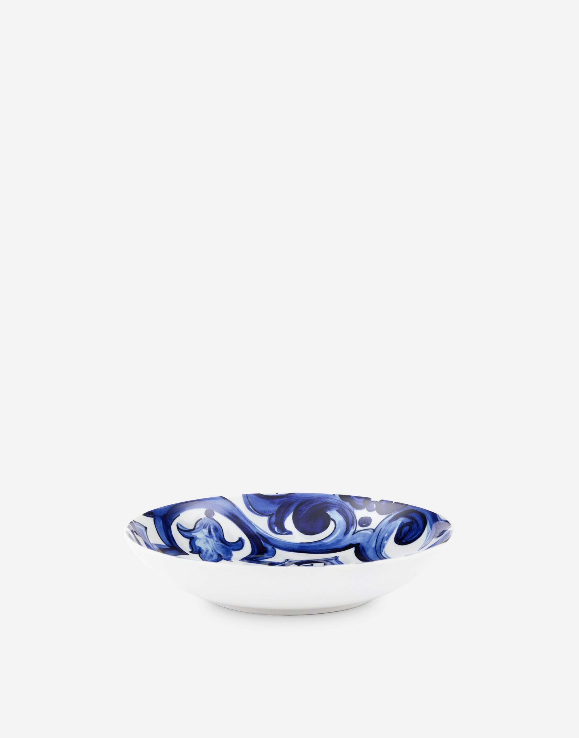 Dolce & Gabbana Set 2 Porcelain Soup Plates Multicolor Unisex Onesize In Multicolor