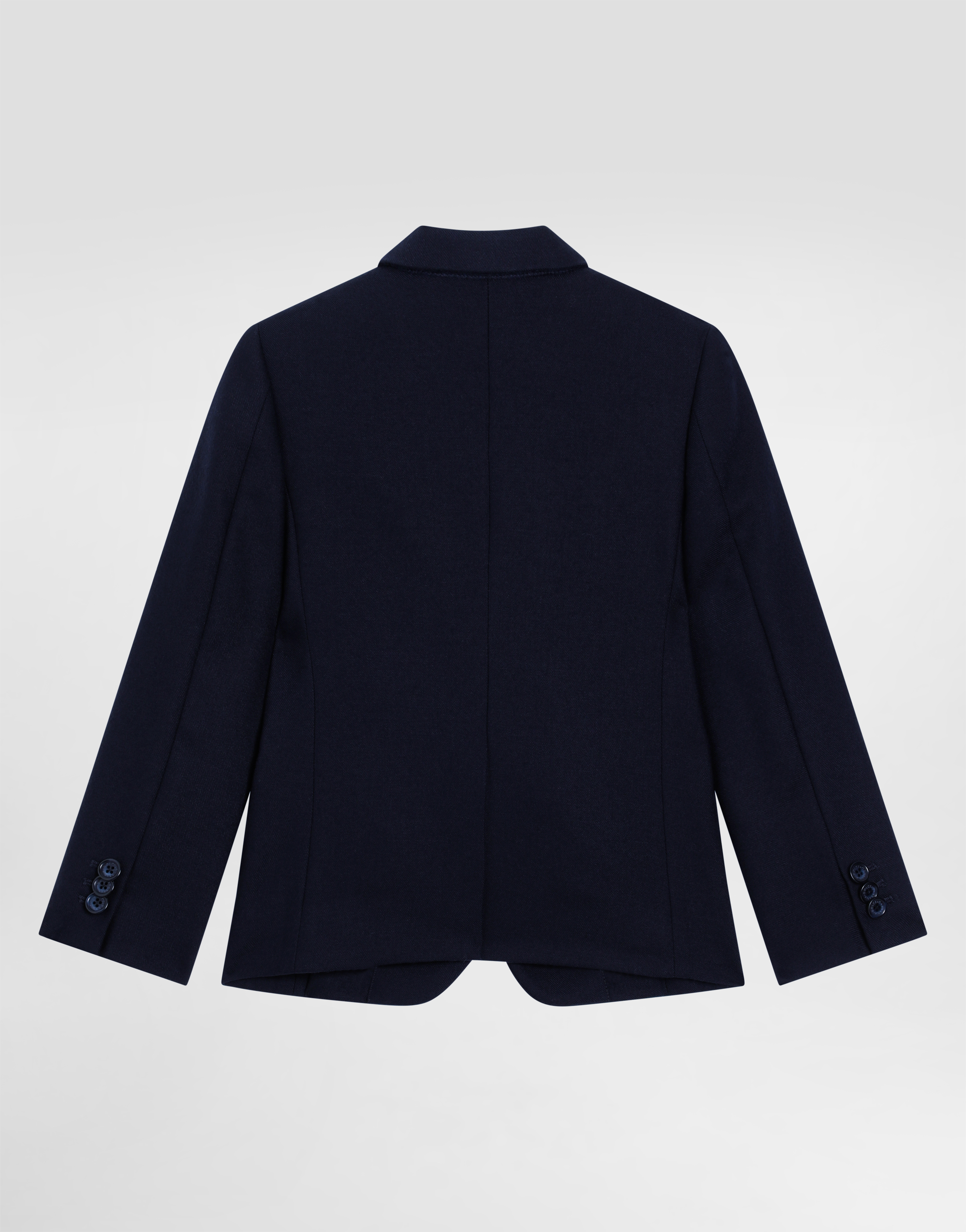Single-breasted jacket wool