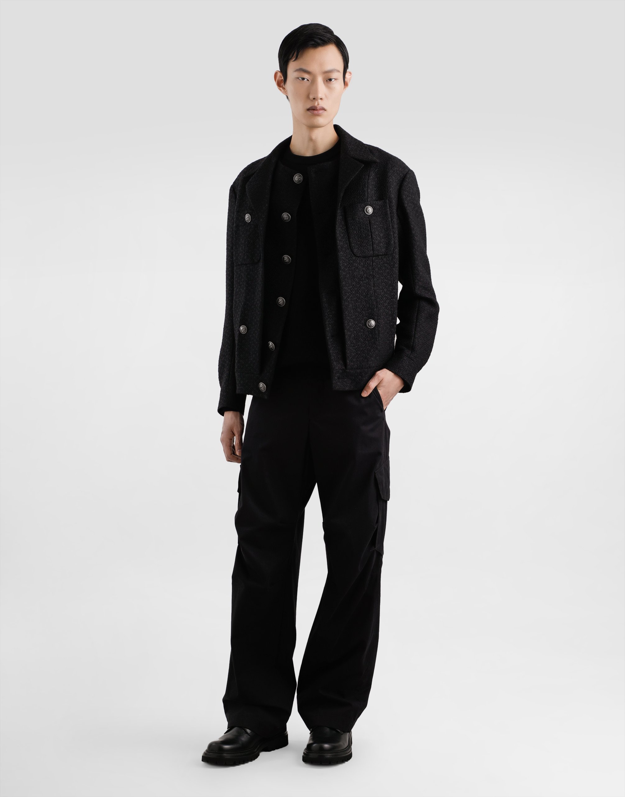 Crew neck wool pullover