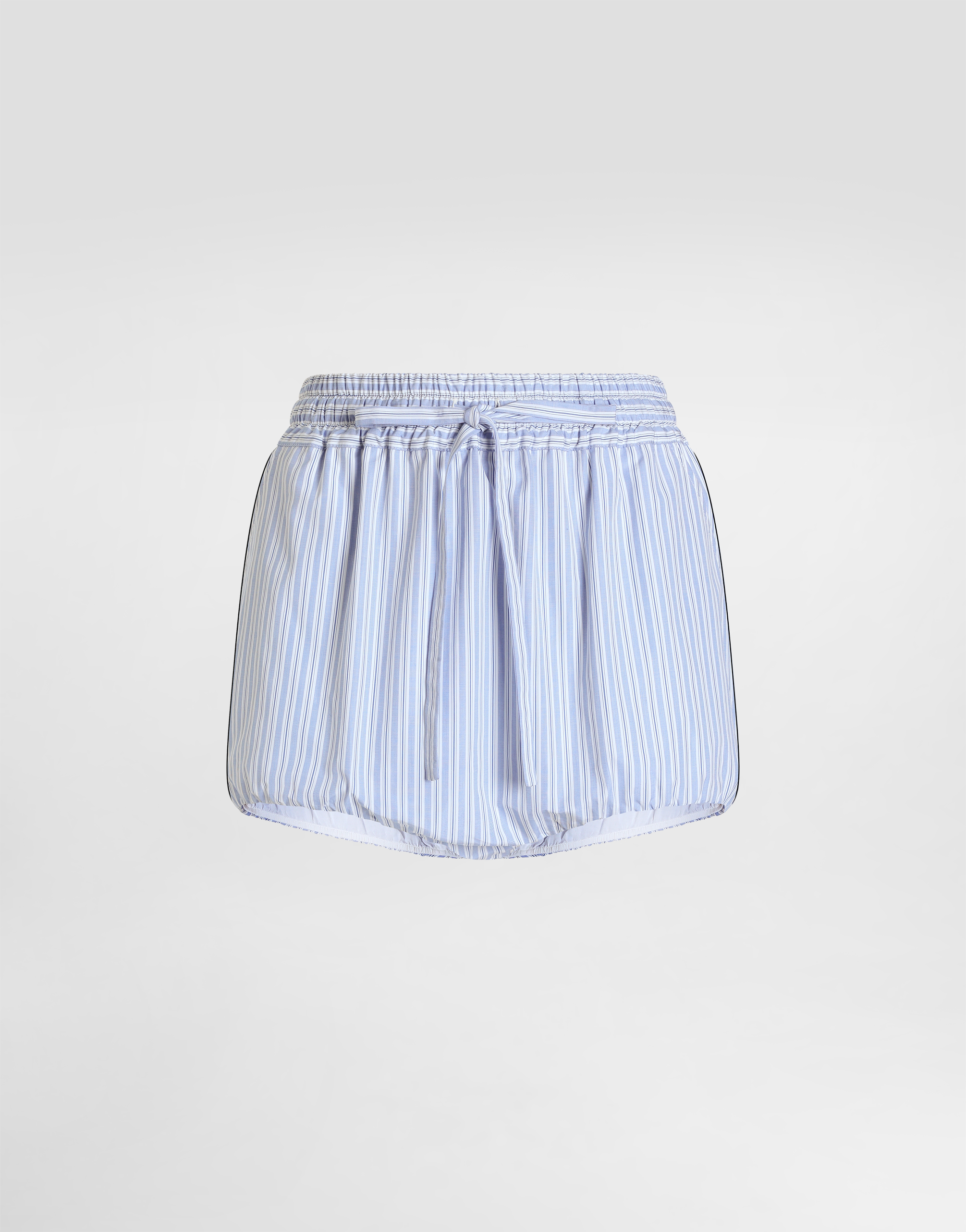 Dolce & Gabbana Dolce  Gabbana Striped Drawstring Shorts In Blue