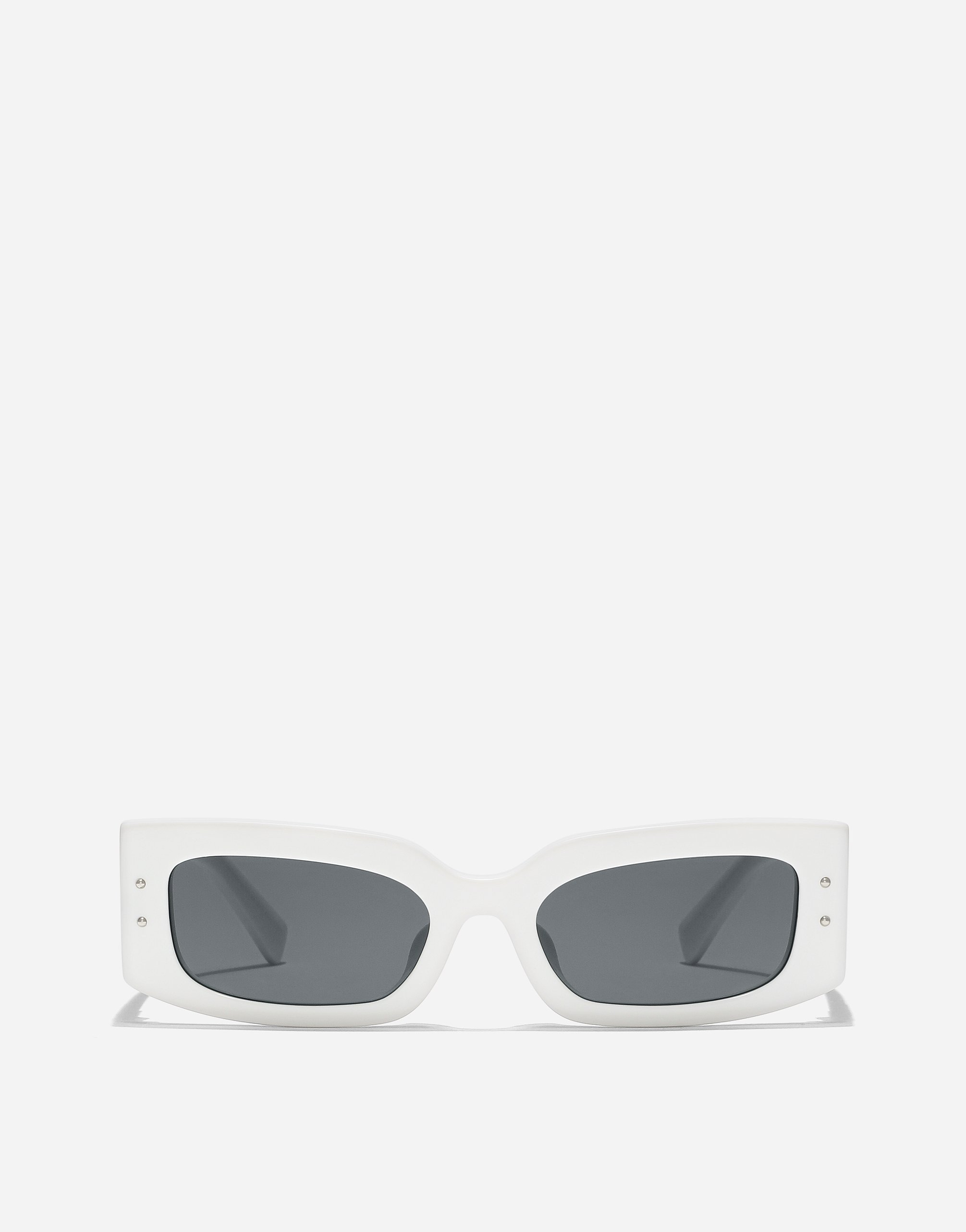 Dolce & Gabbana Dg Plaque Sunglasses - Woman New Arrivals White Acetate Onesize